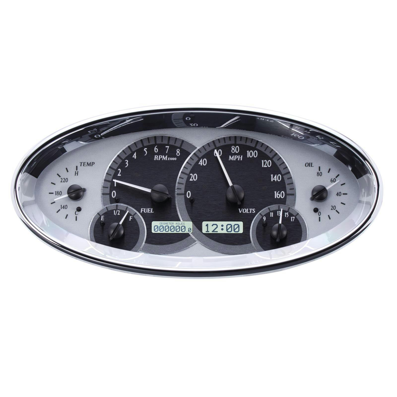 Dakota Digital MHX-1017-S-W Universal Elliptical VHX Instruments