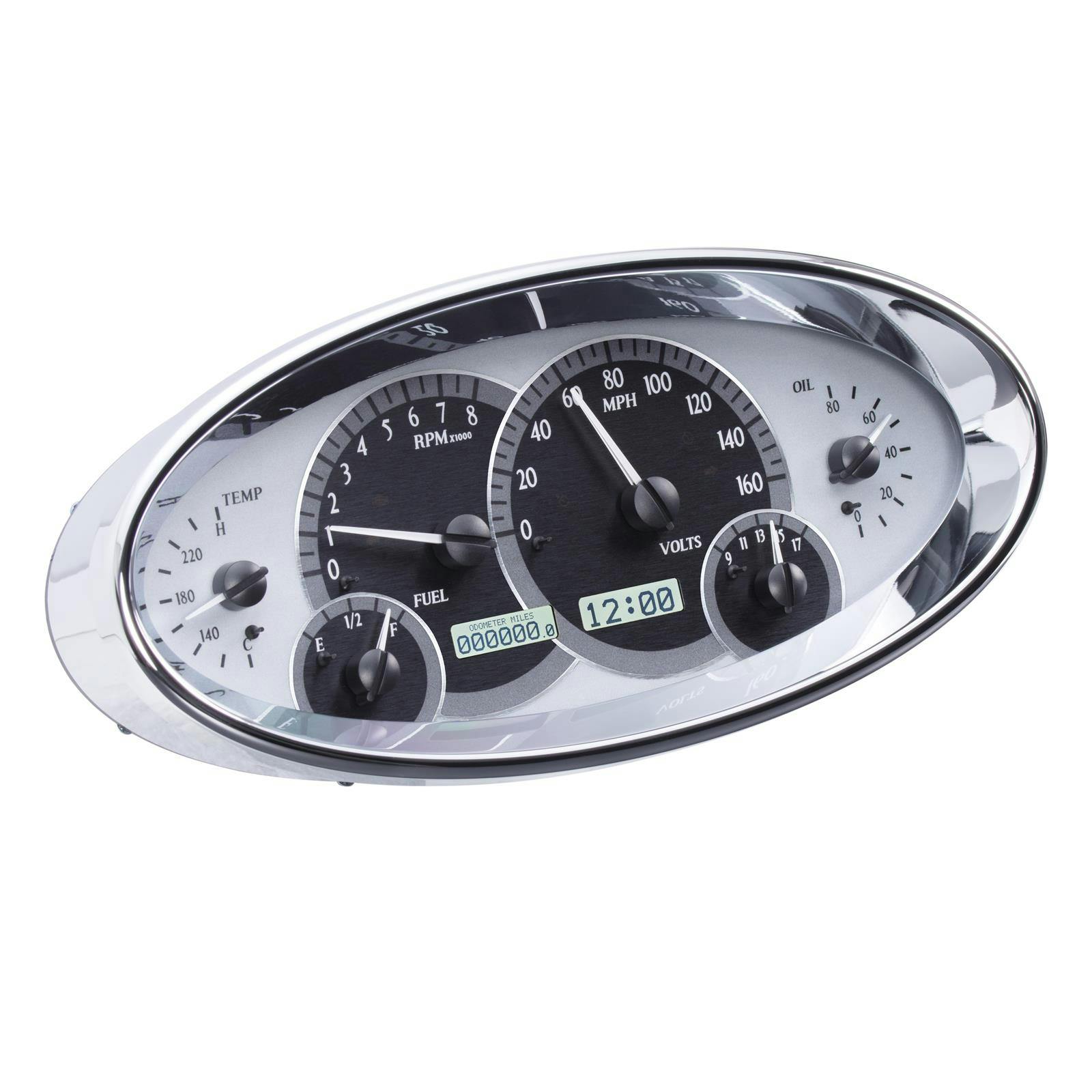 Dakota Digital MHX-1017-S-W Universal Elliptical VHX Instruments