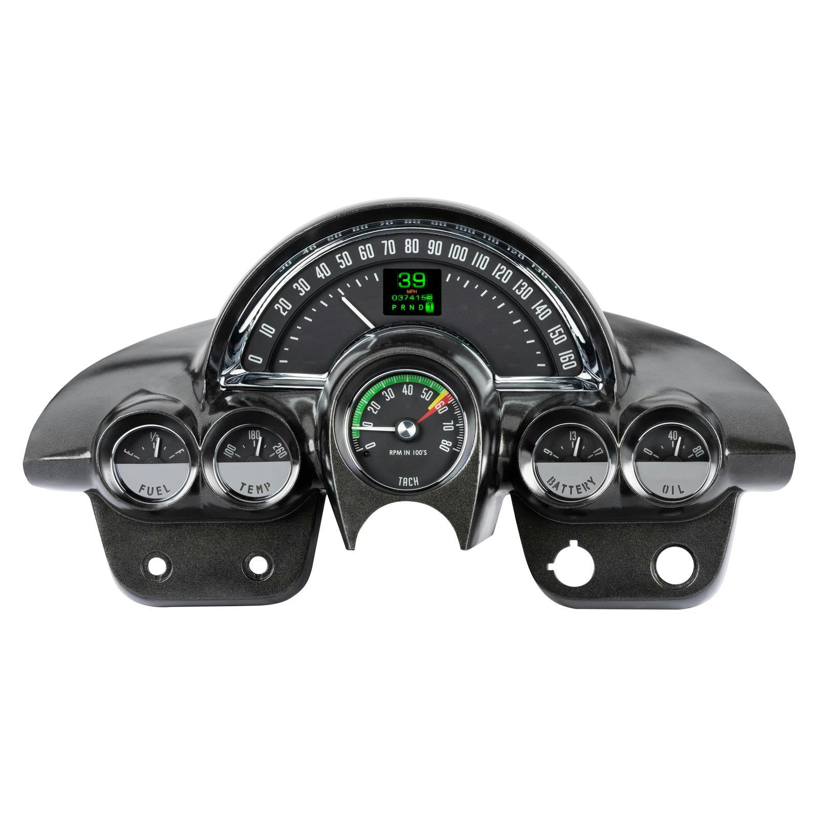 Dakota Digital MTX-58C-VET-X 58-62 C1 Corvette RTX Gauges, Metric