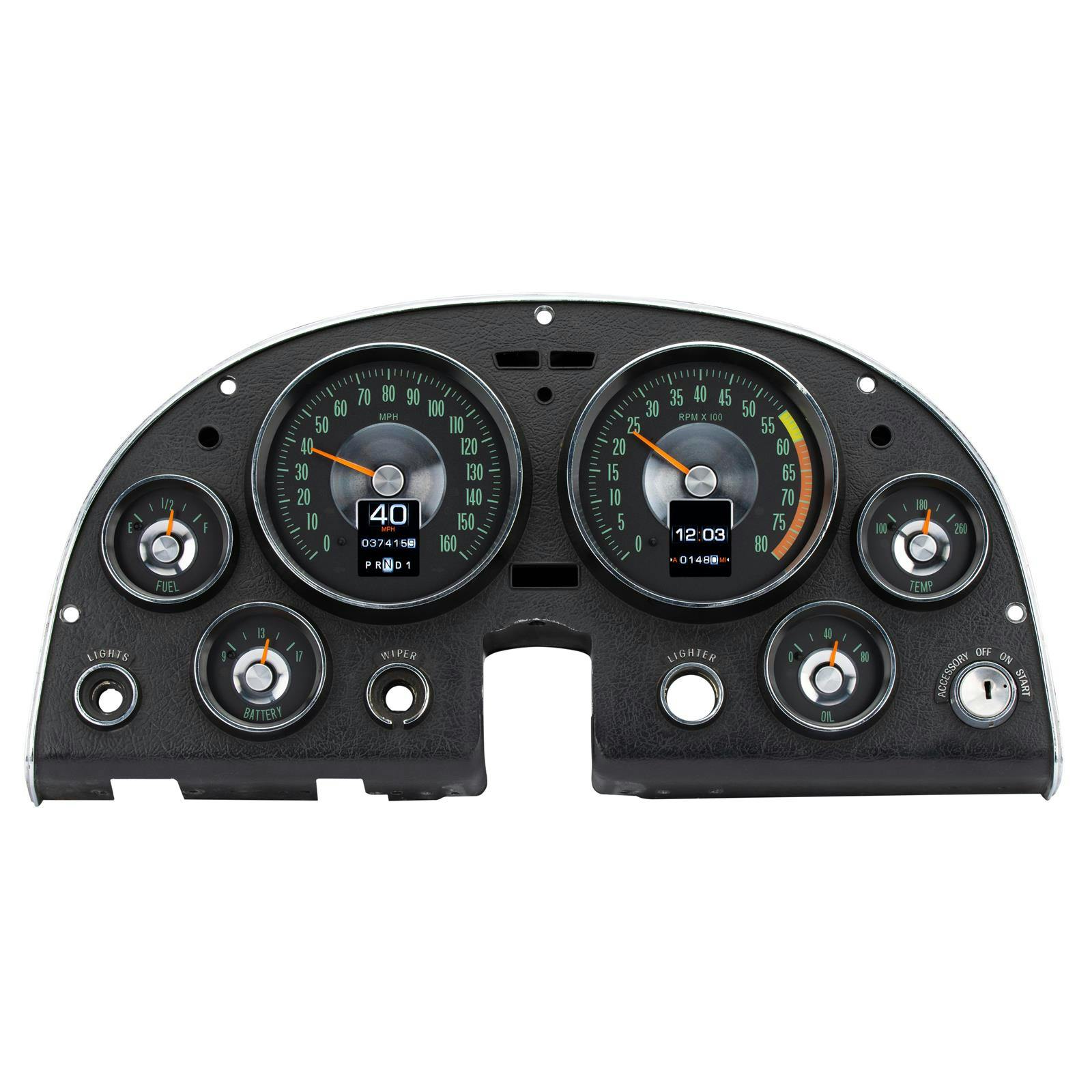 Dakota Digital RTX-63C-VET 63 C2 Corvette RTX Instruments, Metric