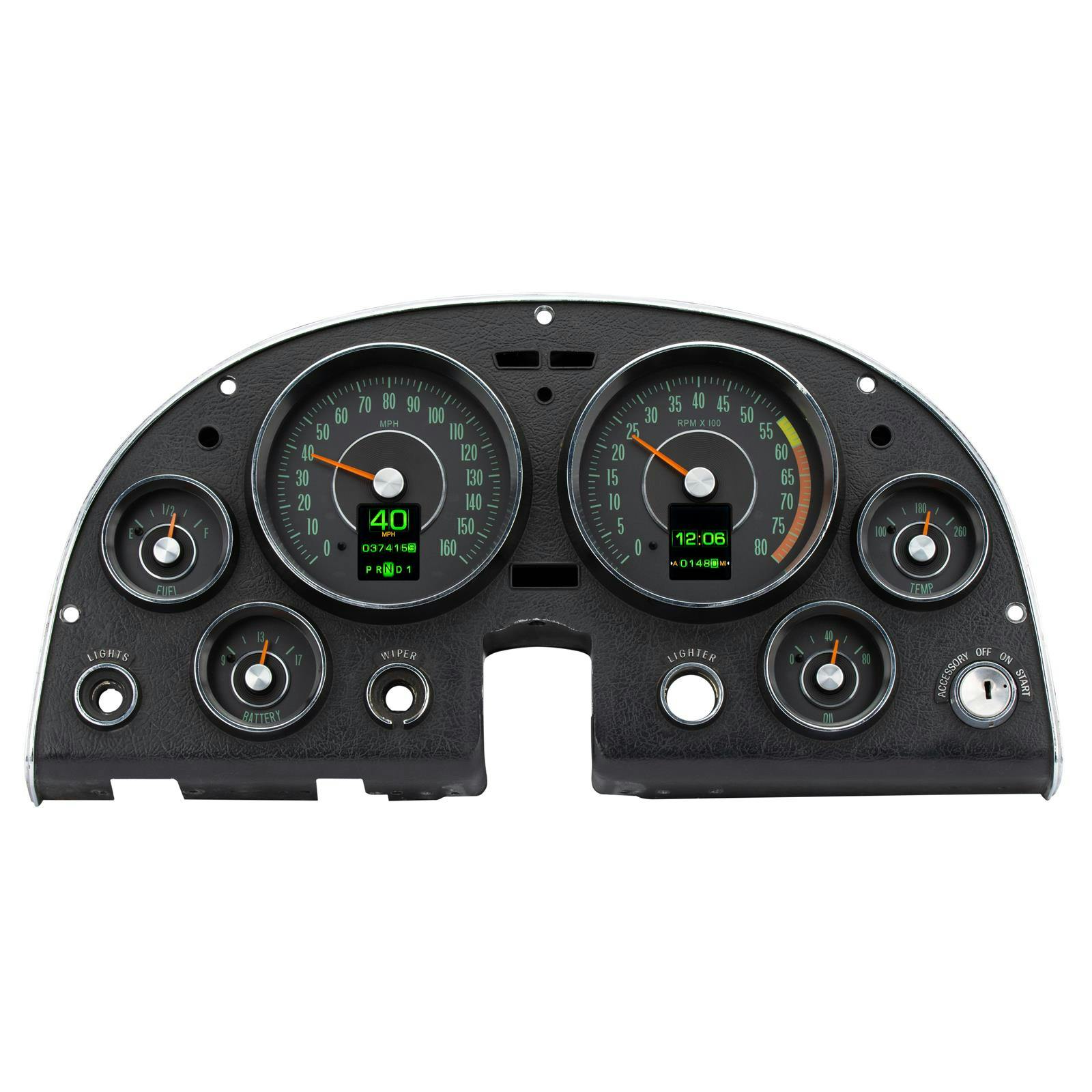 Dakota Digital RTX-64C-VET 64 C2 Corvette RTX Instruments, Metric