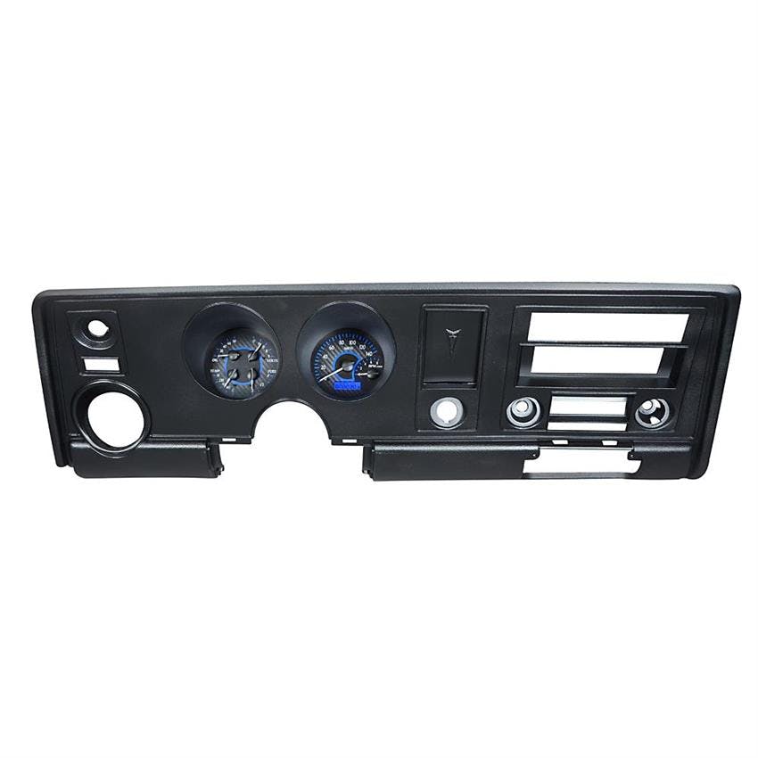 Dakota Digital VHX-69P-FIR-C-B 69 Firebid VHX Gauges, Carbon/Blue