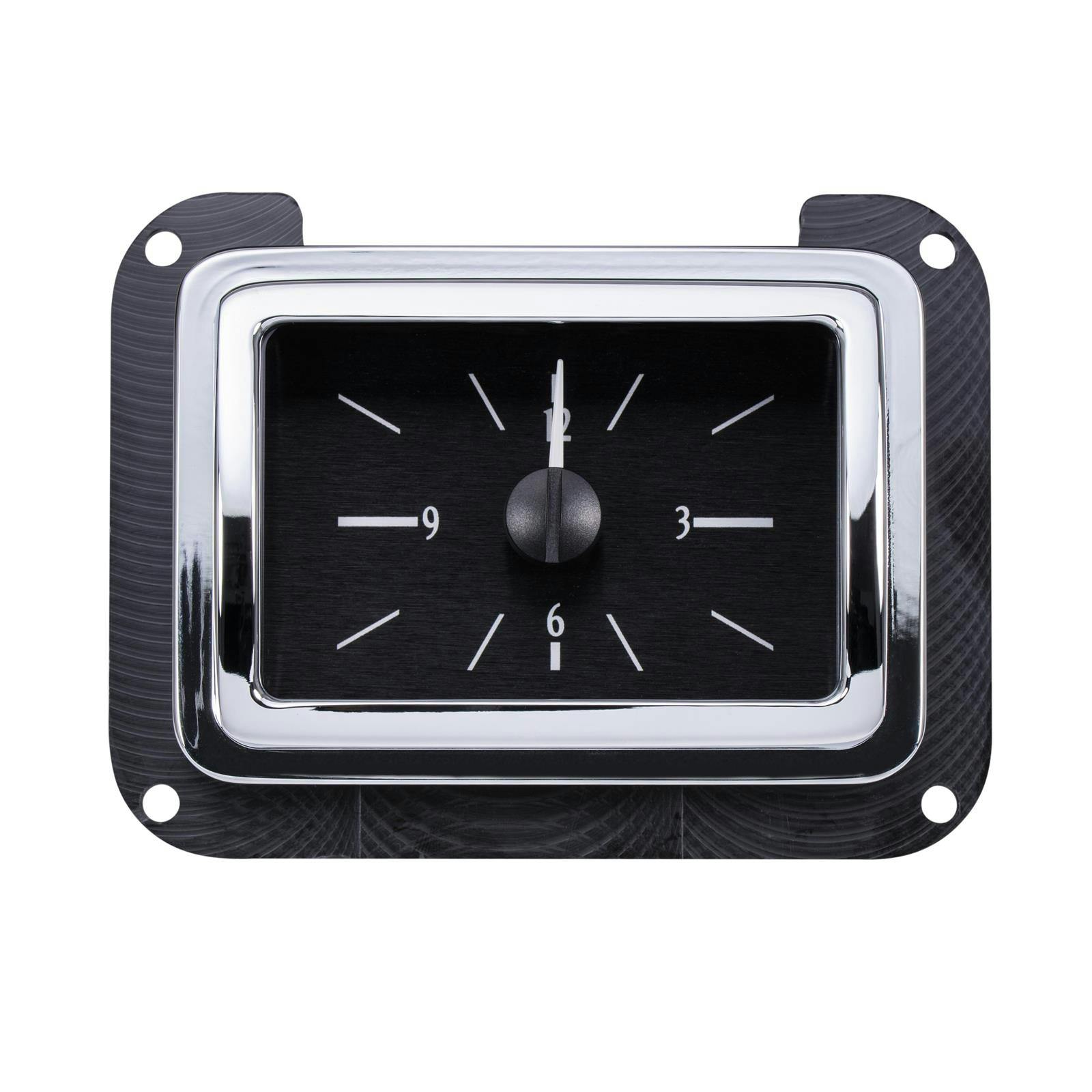 Dakota Digital VLC-40F-K-W 1940 Ford Car Clock for VHX, Black