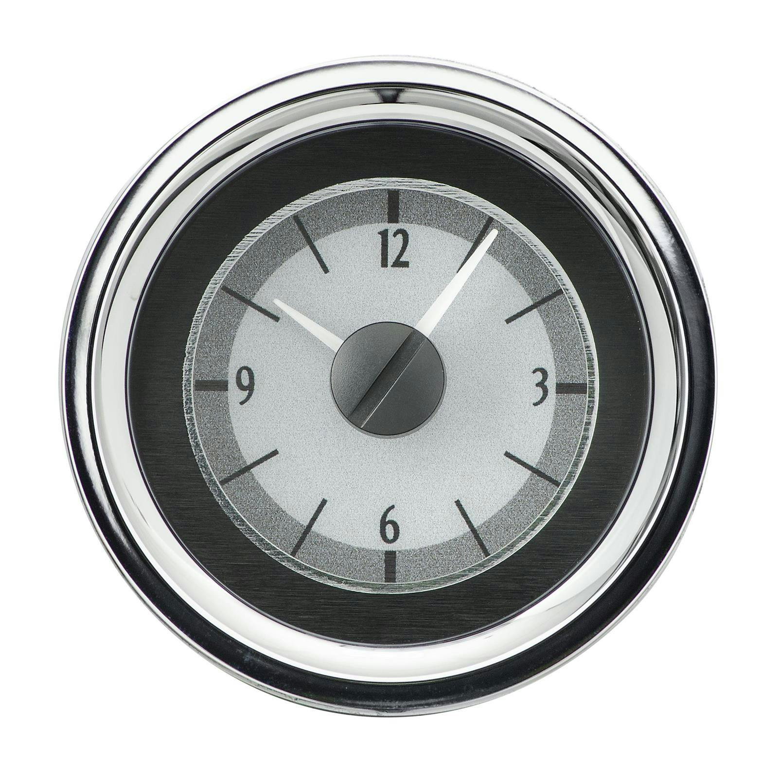 Dakota Digital VLC-55C-S-B 55-56 Chevy Car Clock for VHX, Silver