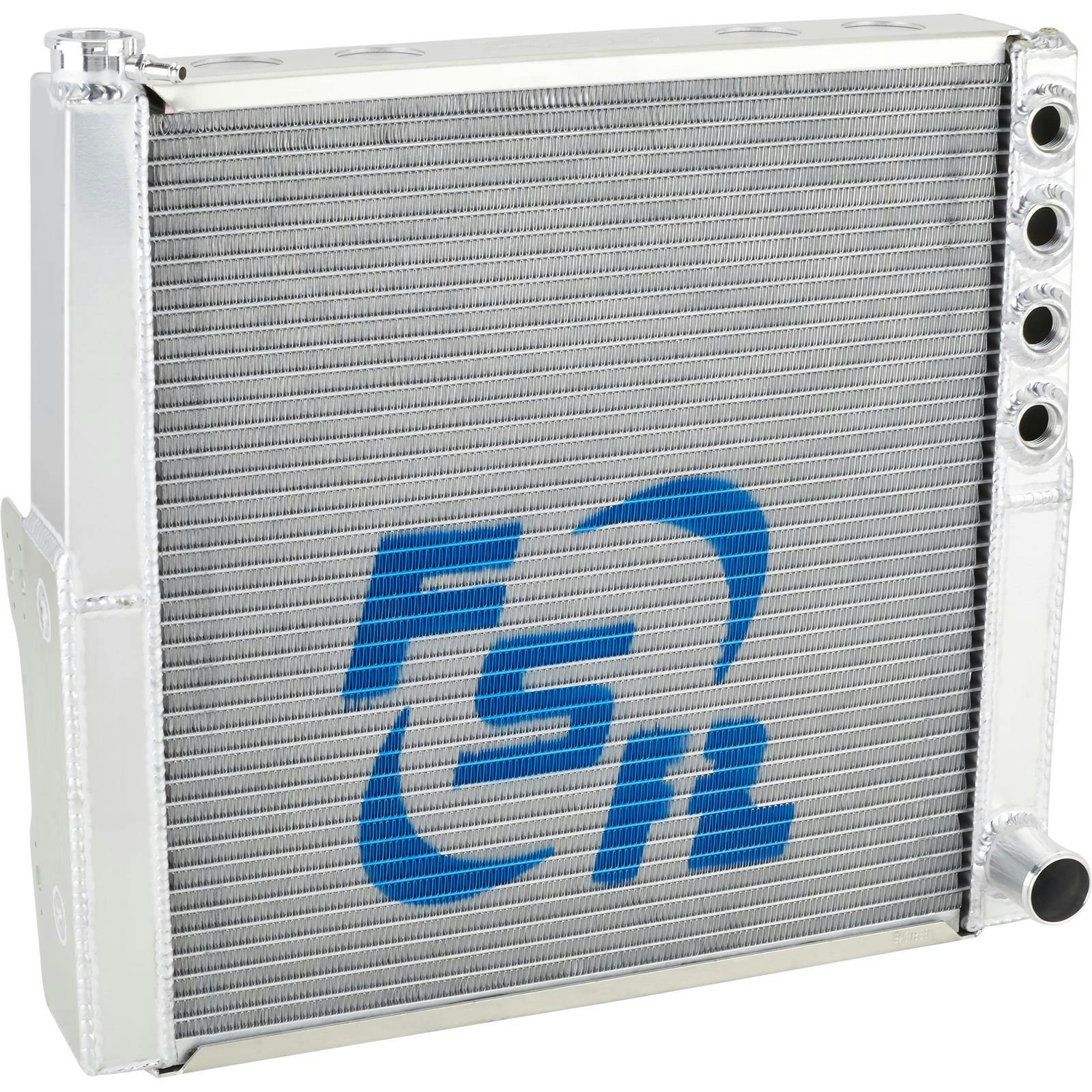 FSR Racing Products 6291-2 Sprint Radiator, Dzus, Cross, 2 Row
