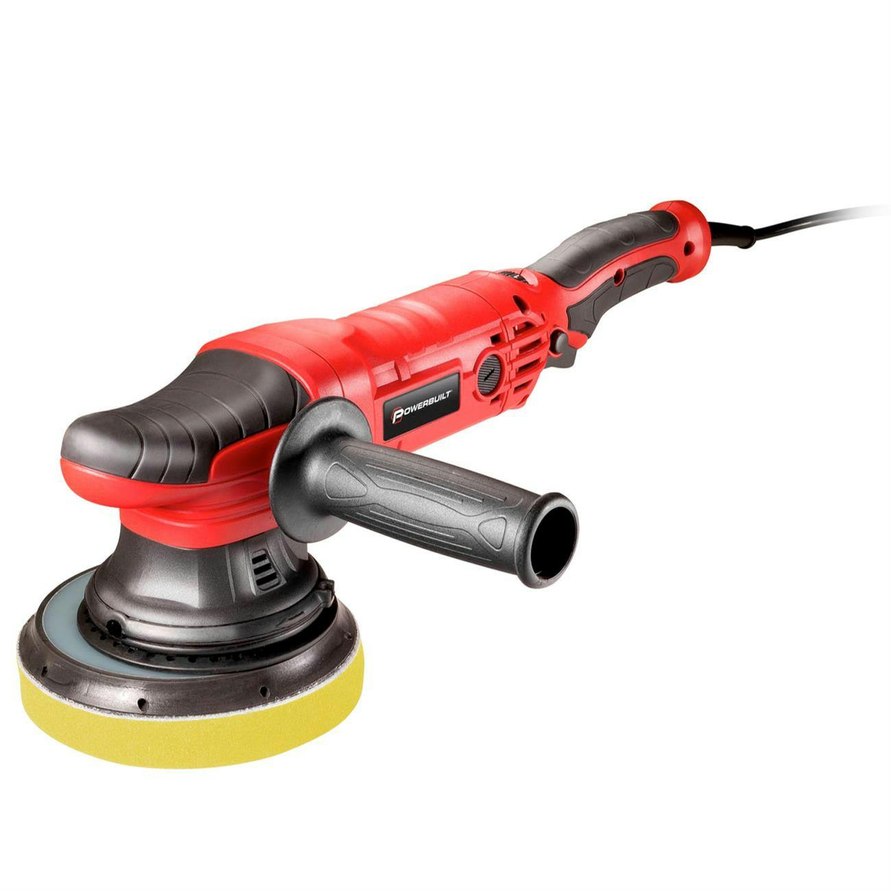 Powerbuilt 240053 Orbital Long Throw Polisher, 6 Inch, DA