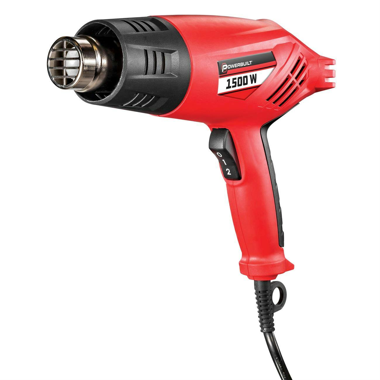 Powerbuilt 240068 Heat Gun Kit, Heavy Duty, 1500W, 12.5 Amp