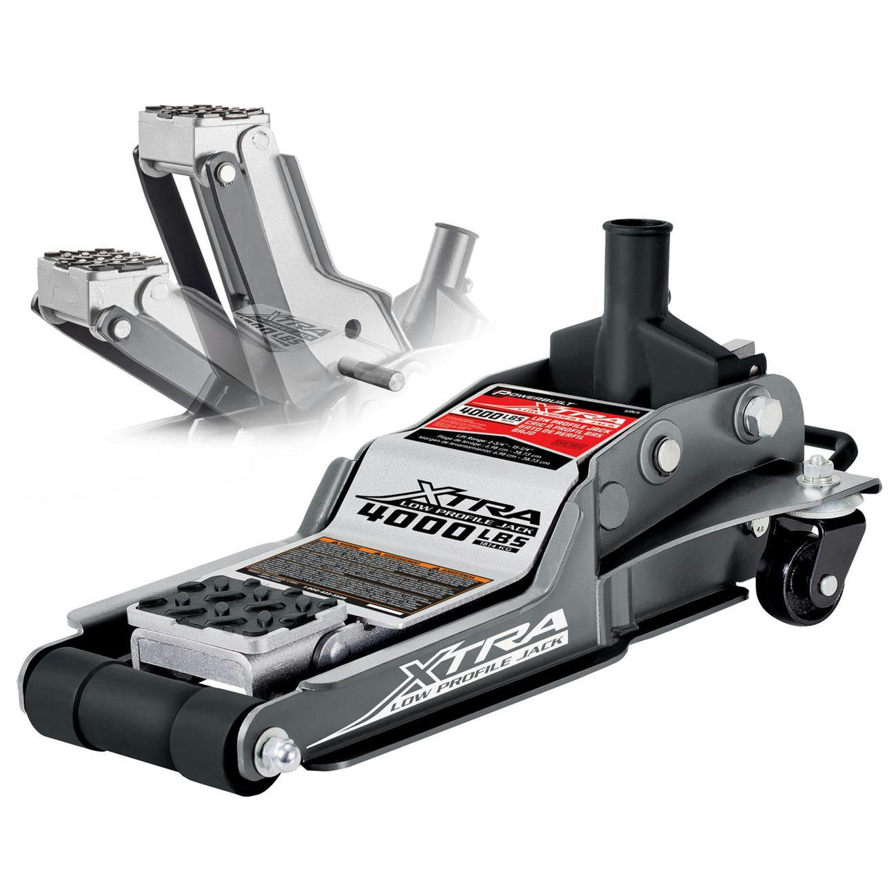 Powerbuilt 620479 Floor Jack, Low Profile, 2 Ton Extra