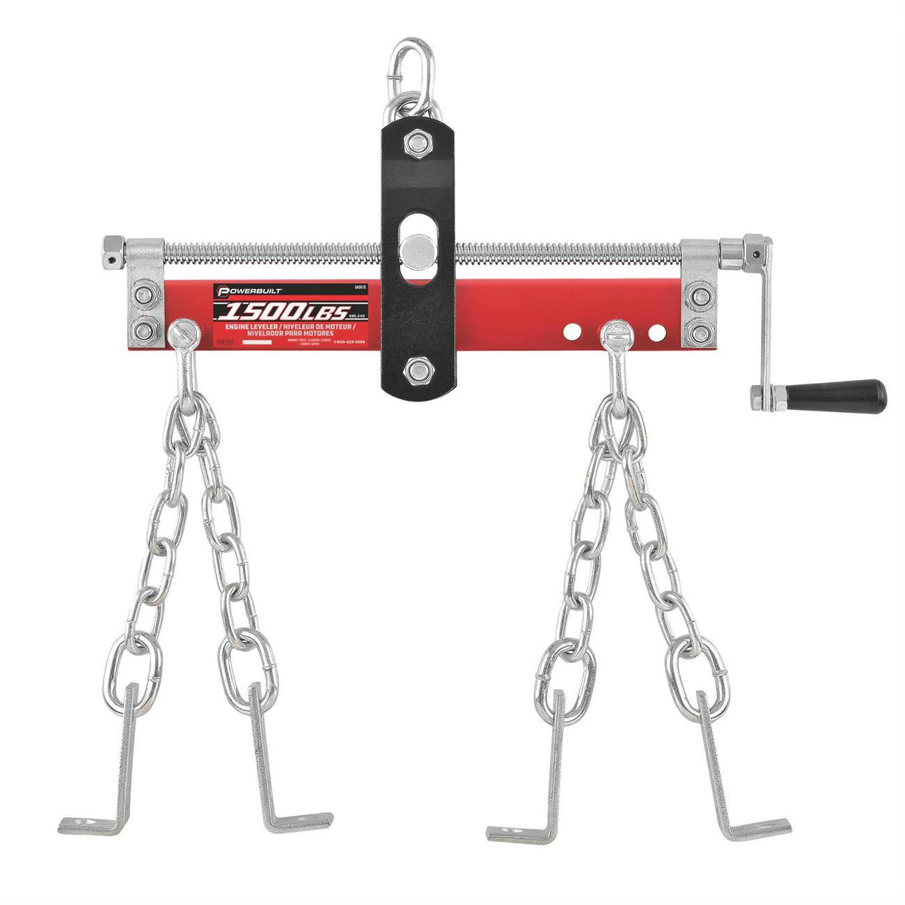 Powerbuilt 640470 Engine Leveler, Four Point Mount, 1500 Lb.