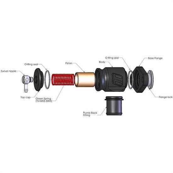 Turbosmart TS-0203-1210 Subaru/Nissan Plumb Back Blow Off Valve