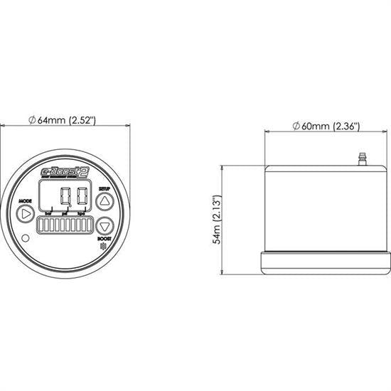 Turbosmart TS-0301-1103 E-Boost2 60MM 4 Port Boost Controller