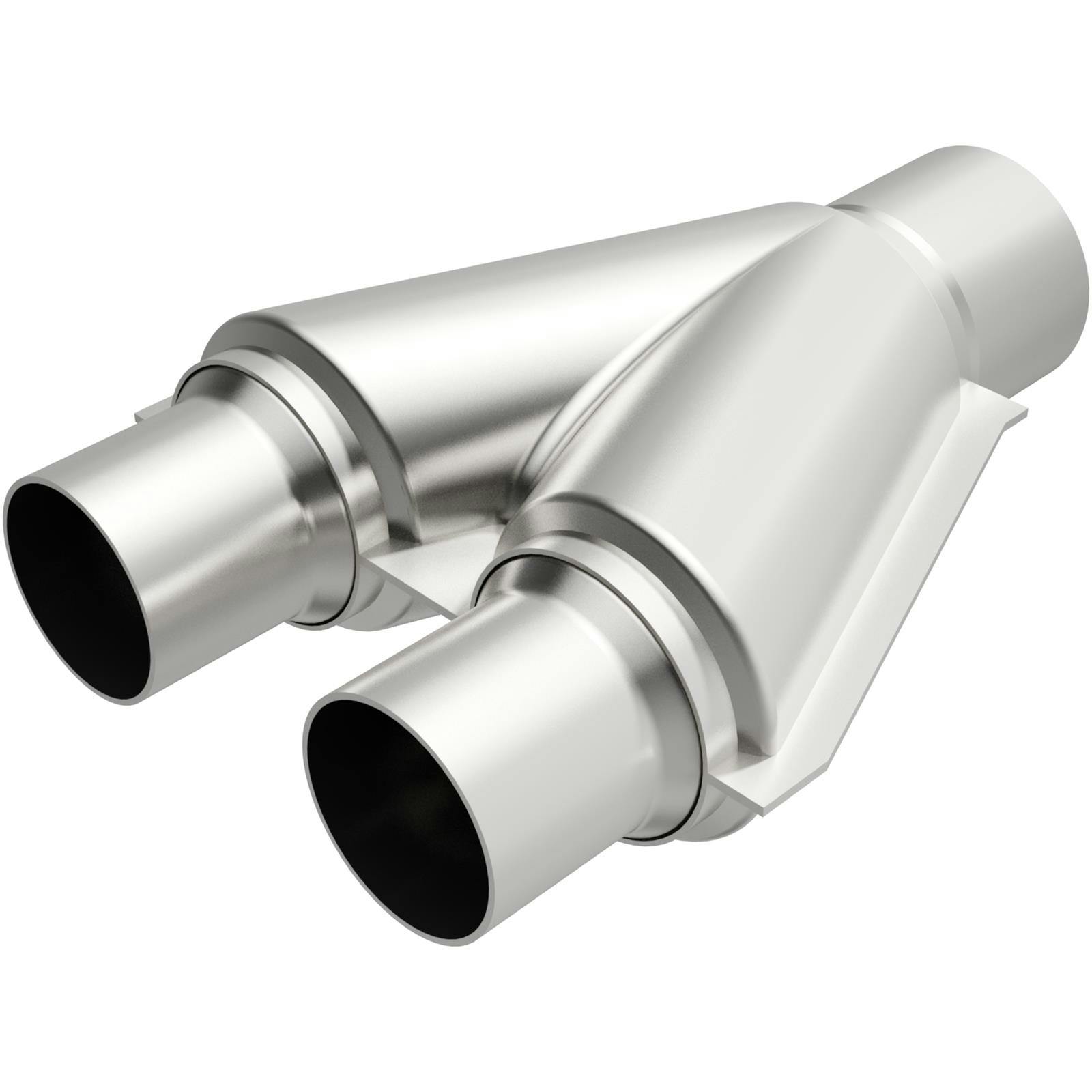 MagnaFlow 10748 2.5x2 Inch Performance Stainless Straight Y-Pipe