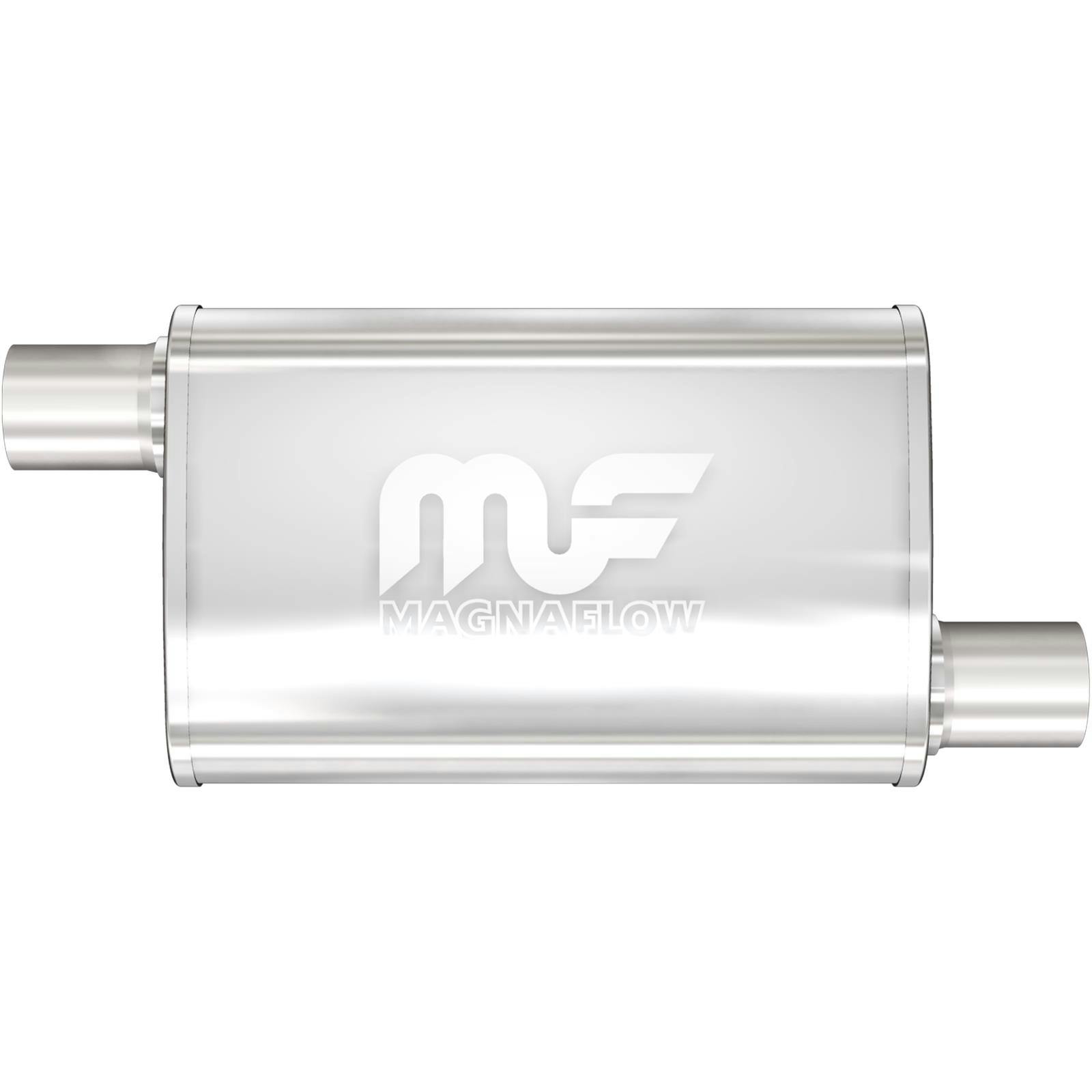 MagnaFlow 11132 3.5x7 Inch Oval Offset/Offset Stainless Muffler