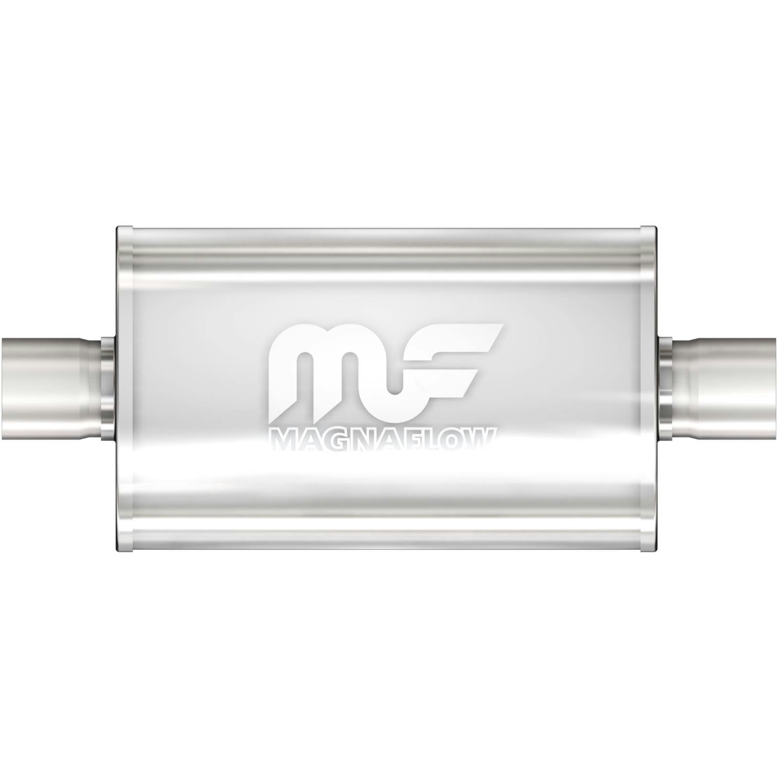 MagnaFlow 12216 5x8 Inch Oval Center/Center Stainless Muffler