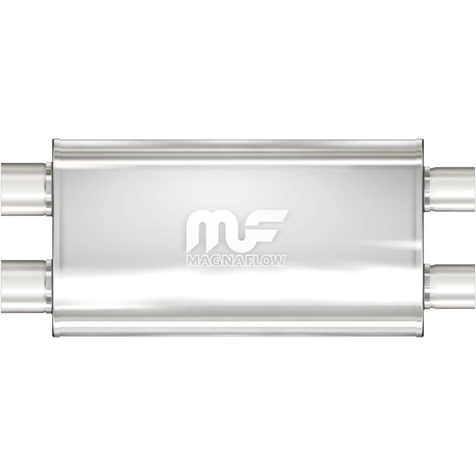 MagnaFlow 12568 5 Inch x 11 Inch Oval Dual/Dual Stainless Muffler