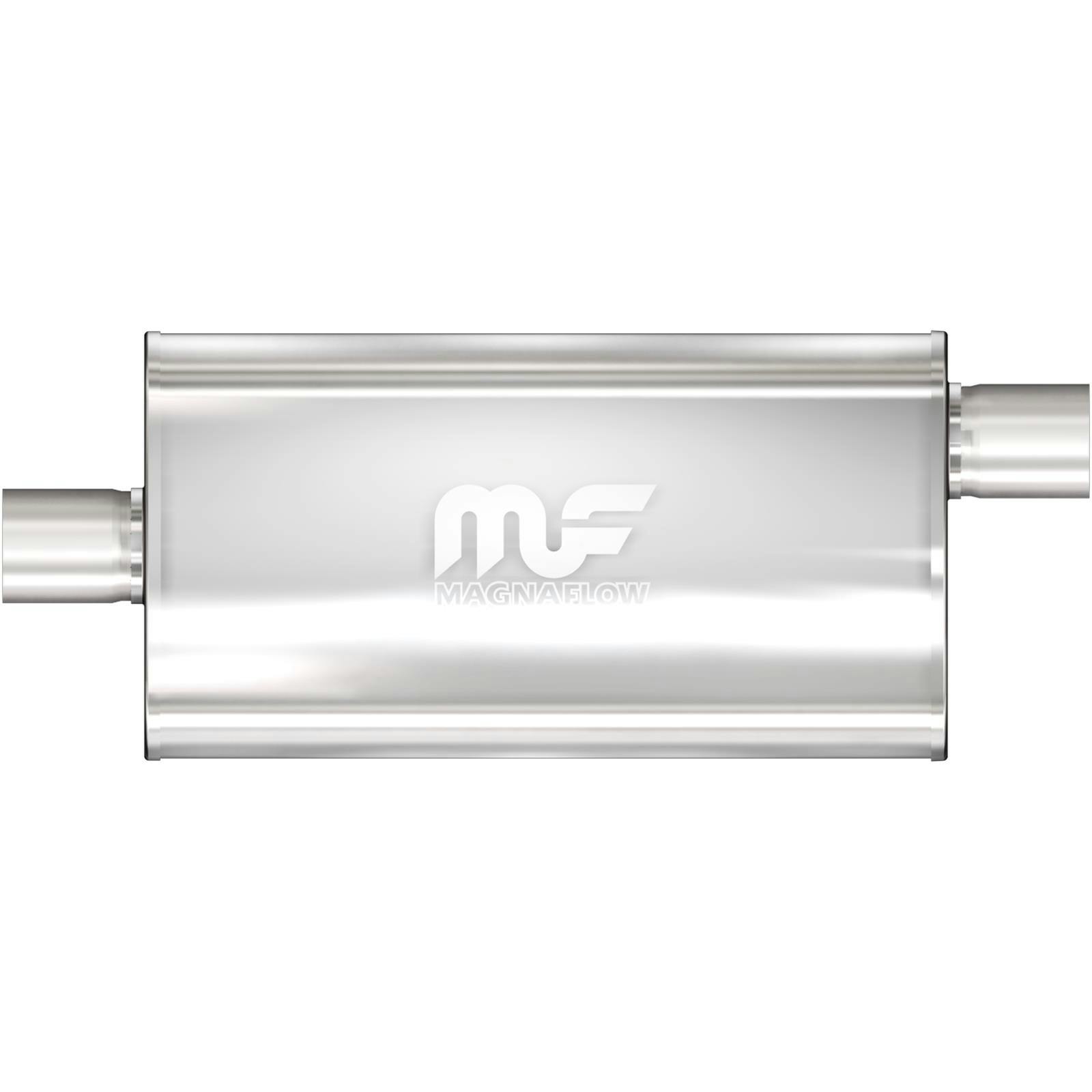 MagnaFlow 12586 5x11 Inch Oval Center/Offset Stainless Muffler