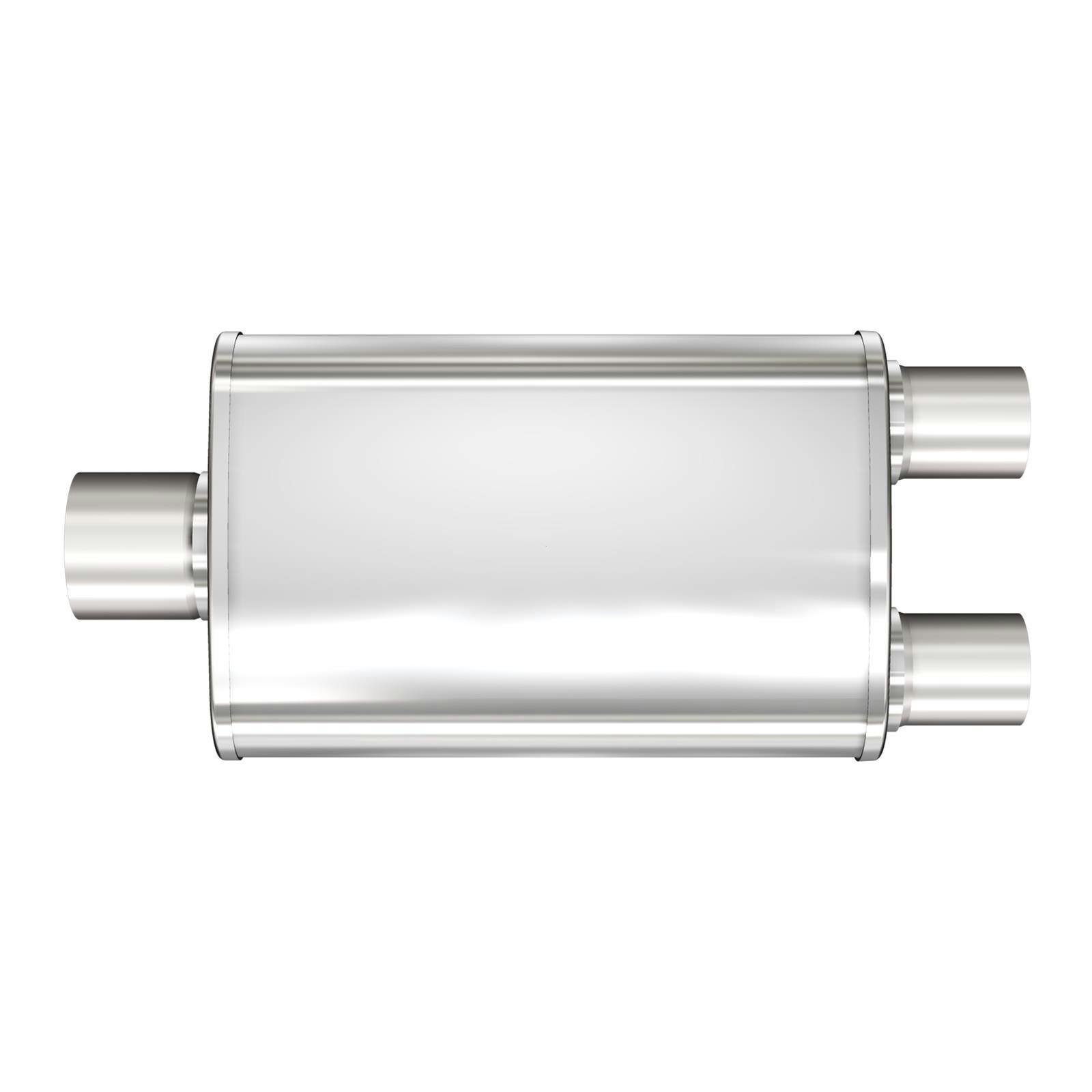 MagnaFlow 13288 4x9 Inch Oval Center/Dual Chambered Muffler