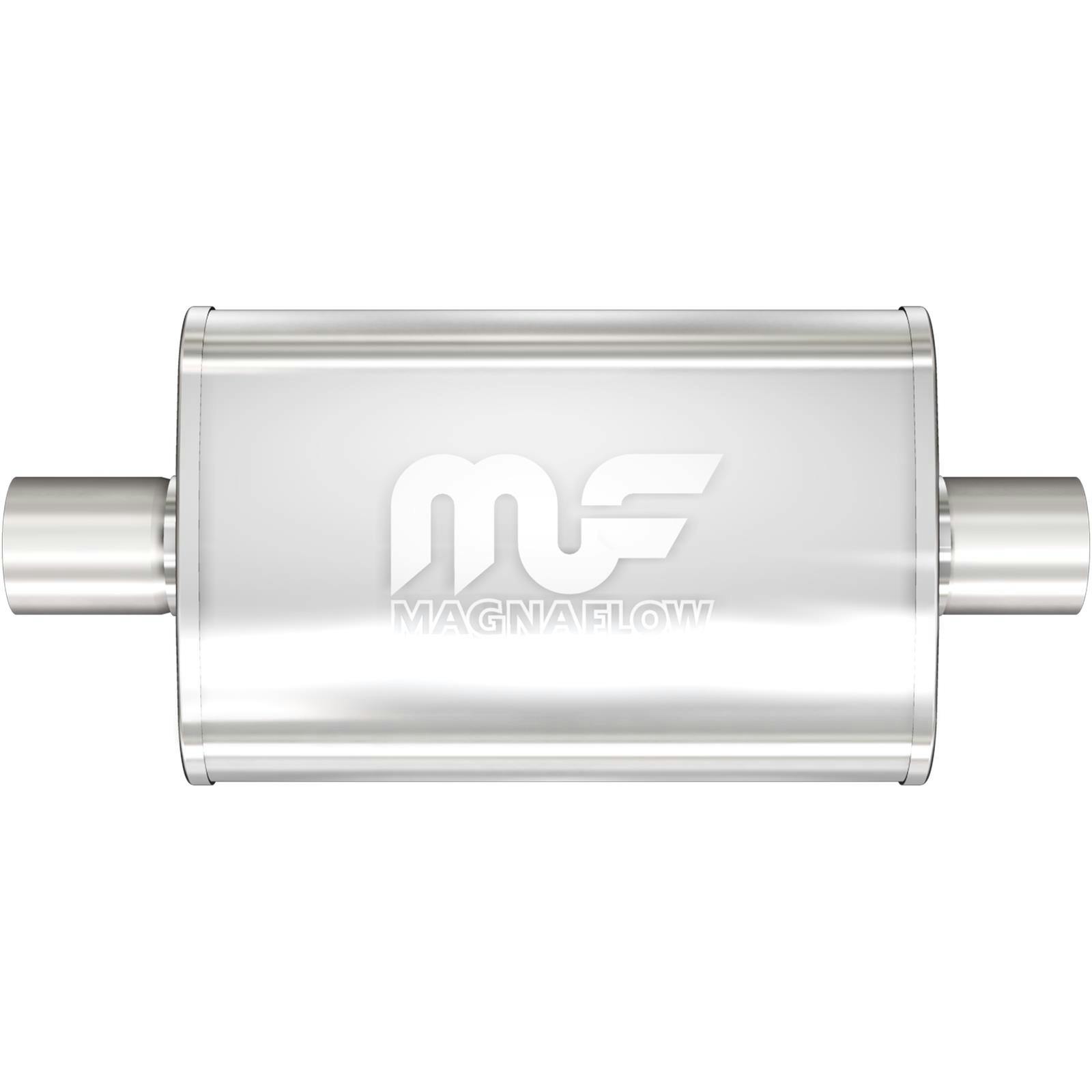MagnaFlow 14319 4x9 Inch Oval Center/Center Stainless Muffler