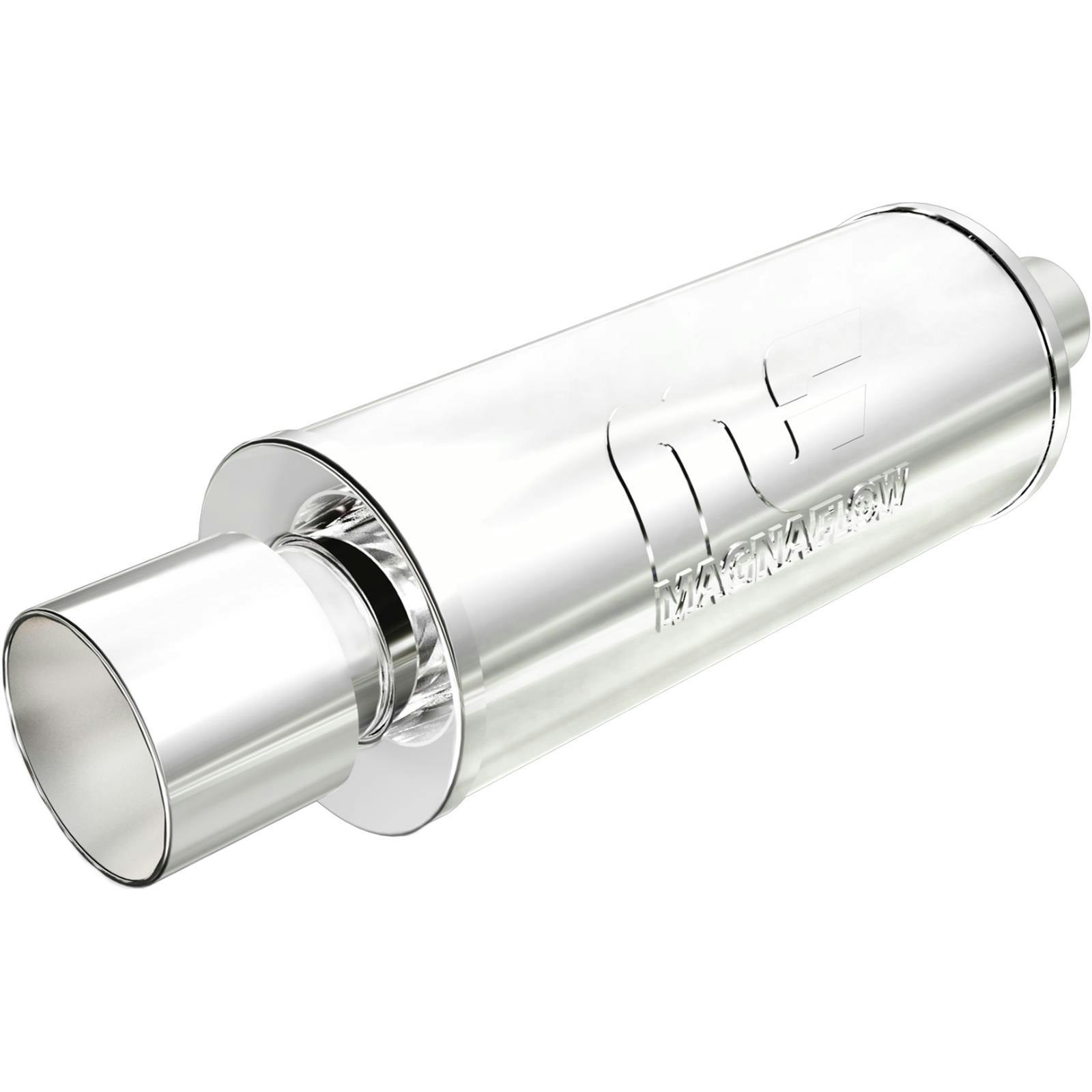 MagnaFlow 14817 6x6 Inch Round Center/Center Stainless Muffler