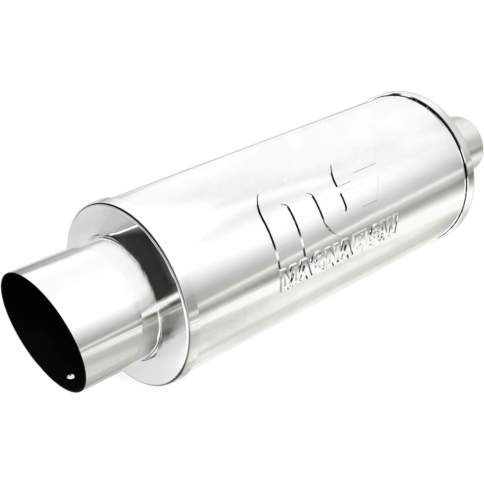 MagnaFlow 14821 6x6 Inch Round Center/Center Stainless Muffler