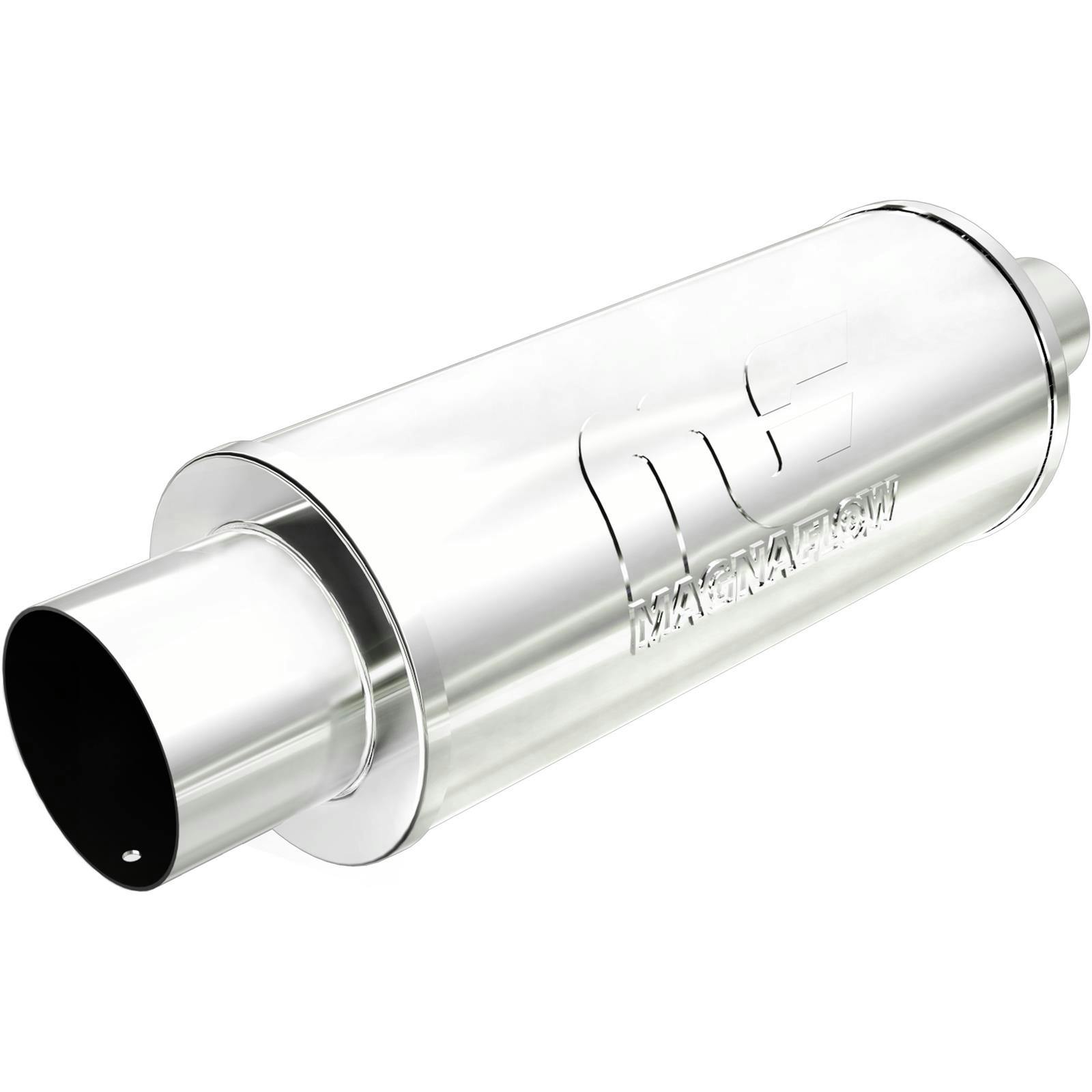 MagnaFlow 14822 6x6 Inch Round Center/Center Stainless Muffler
