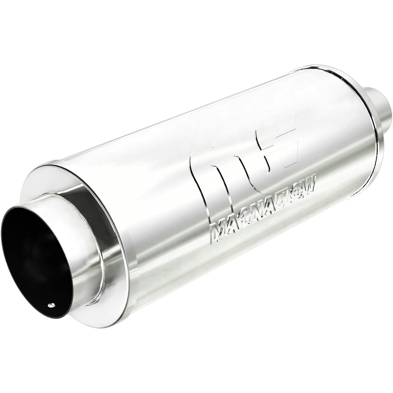 MagnaFlow 14846 6x6 Inch Round Center/Center Stainless Muffler