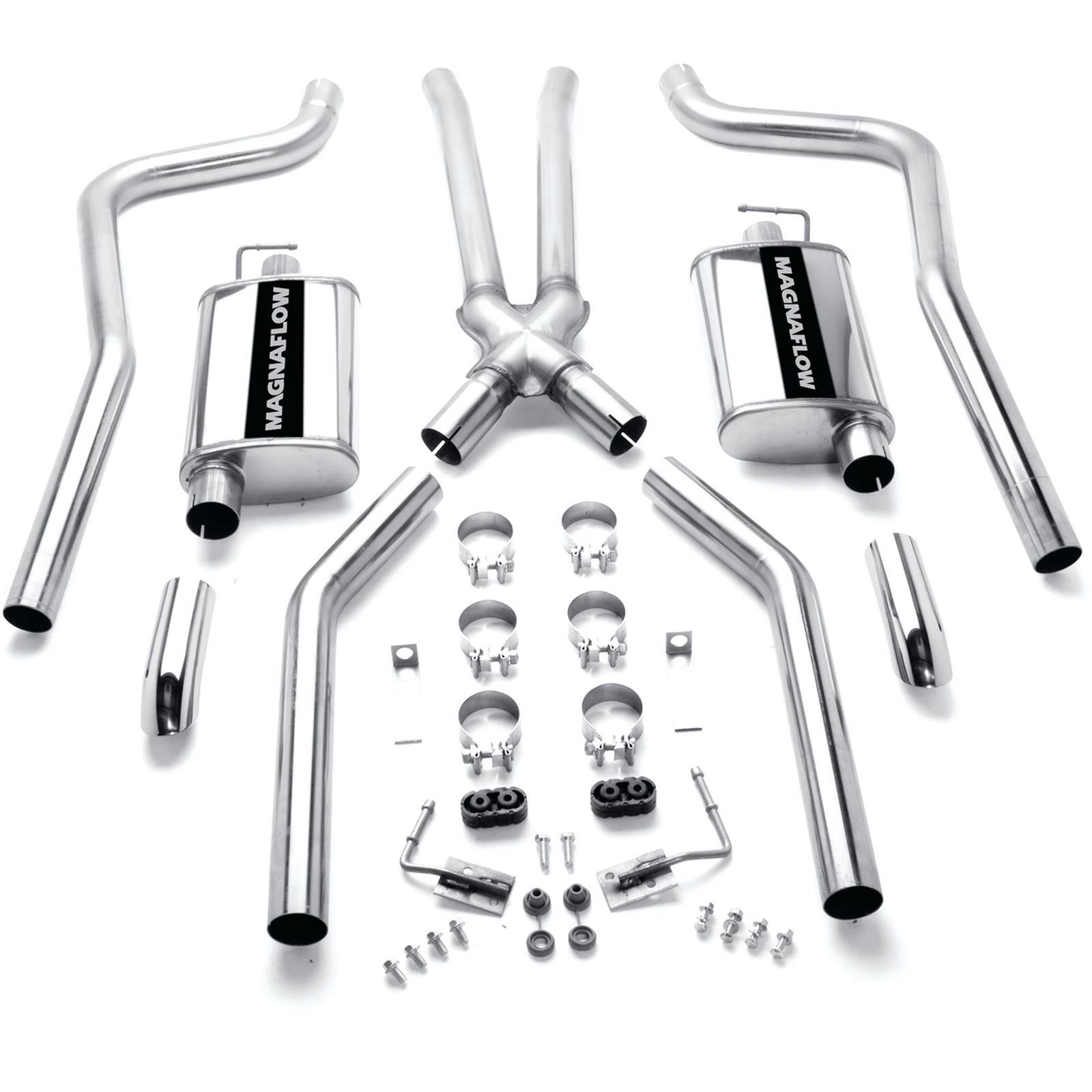 MagnaFlow 15851 Street Stainless Crossmember-Back Exhaust System