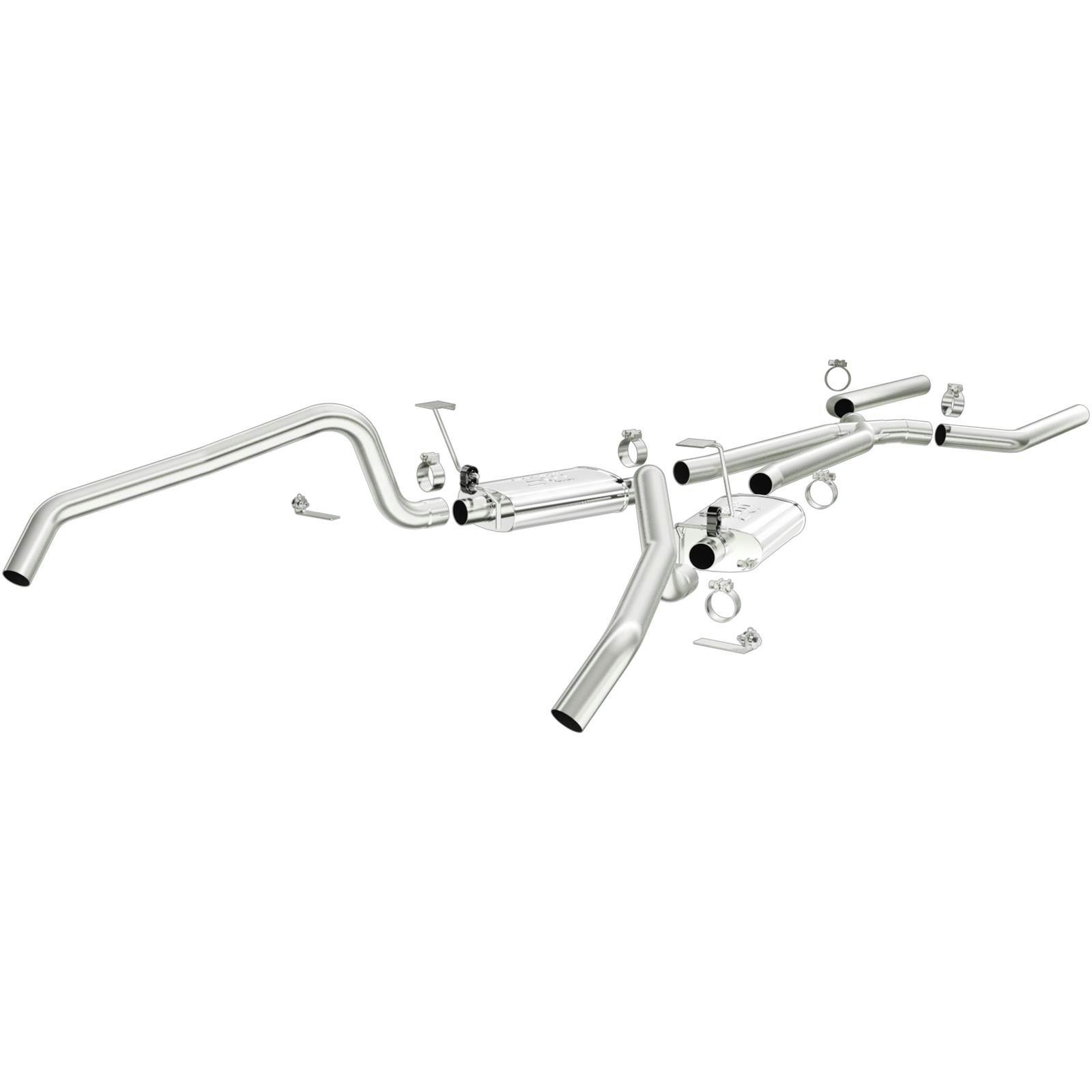 MagnaFlow 15896 Street Stainless Crossmember-Back Exhaust System