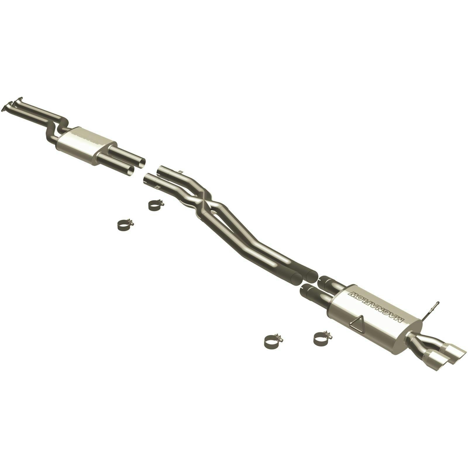 MagnaFlow 16533 Touring Stainless Cat-Back Exhaust System