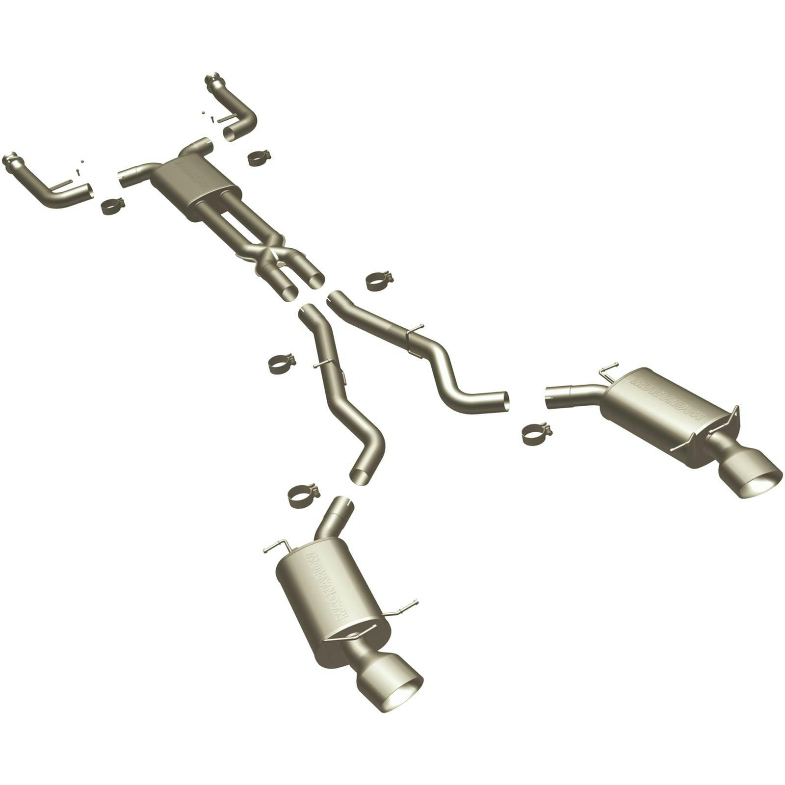 MagnaFlow 16560 Touring Stainless Cat-Back Exhaust System