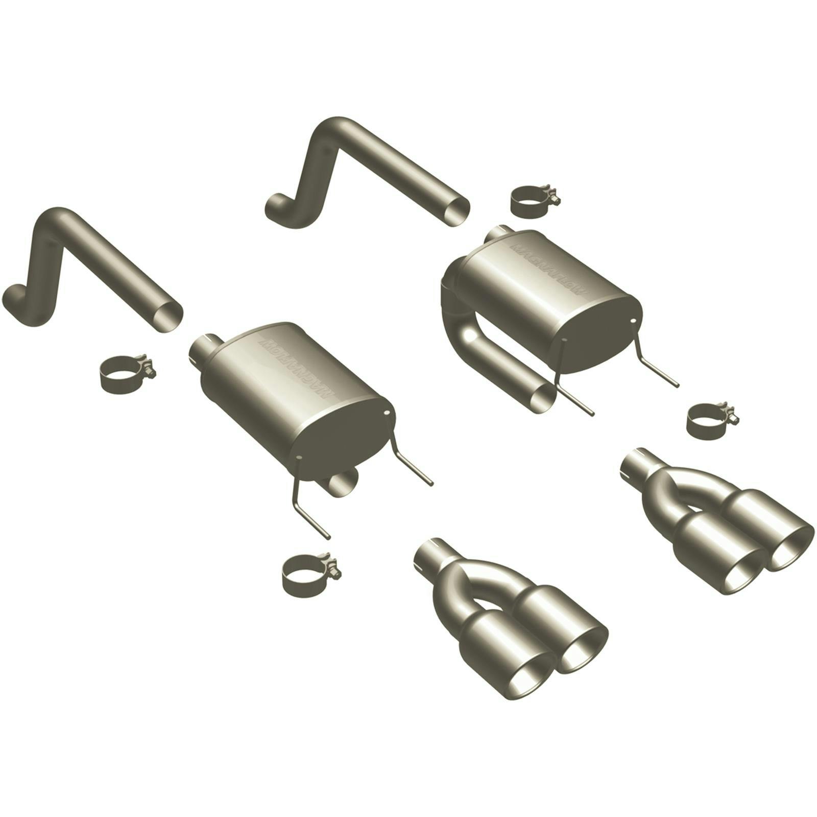 MagnaFlow 16593 Street Stainless Axle-Back Exhaust System