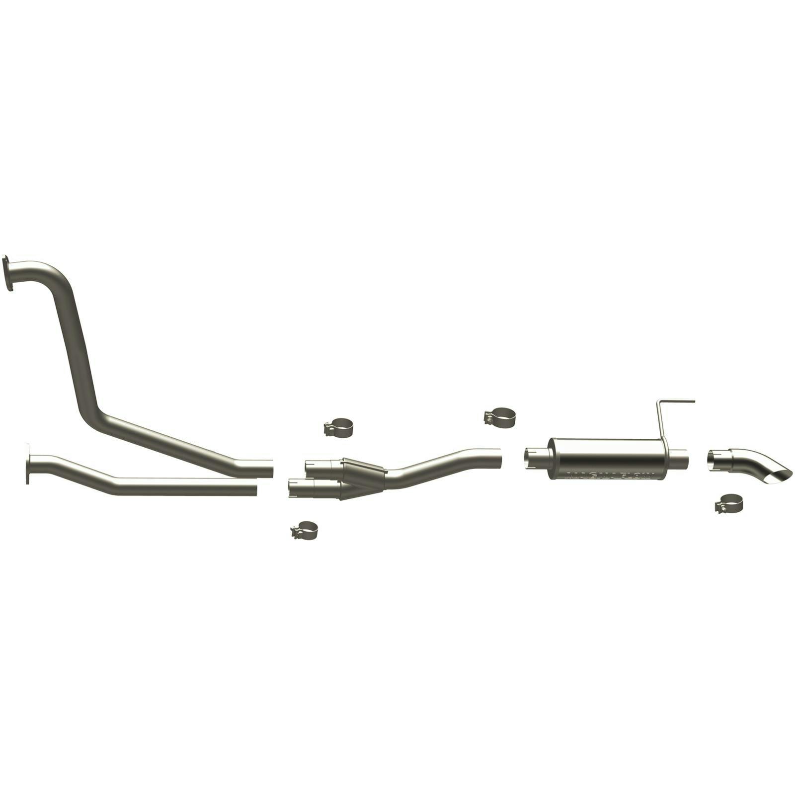 MagnaFlow 17109 Off Road Pro Stainless Cat-Back Exhaust System