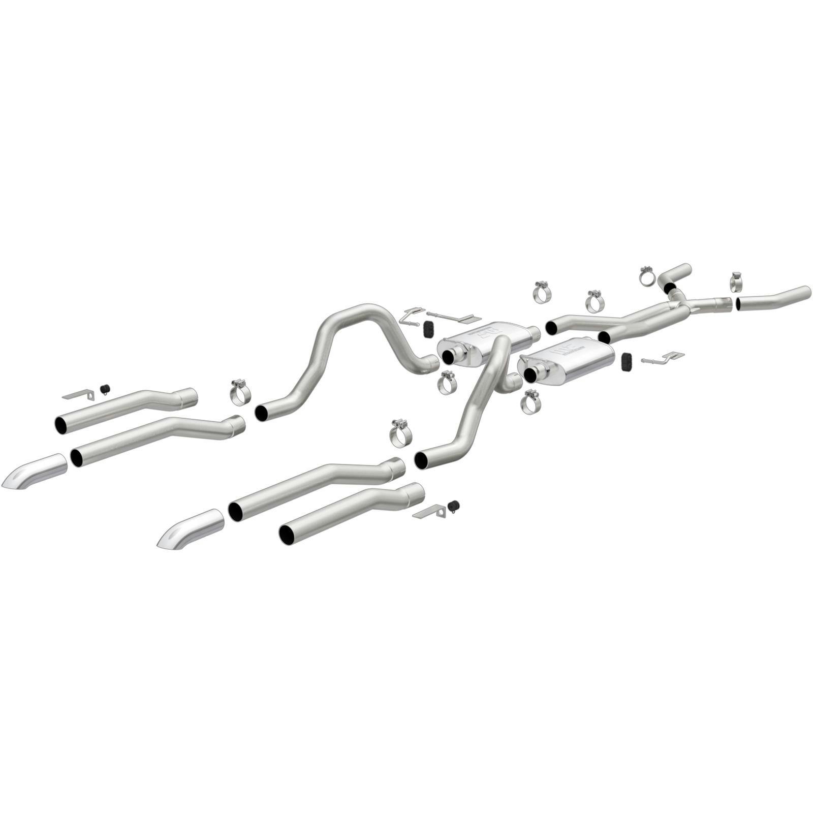 MagnaFlow 19303 Street Stainless Crossmember-Back Exhaust System
