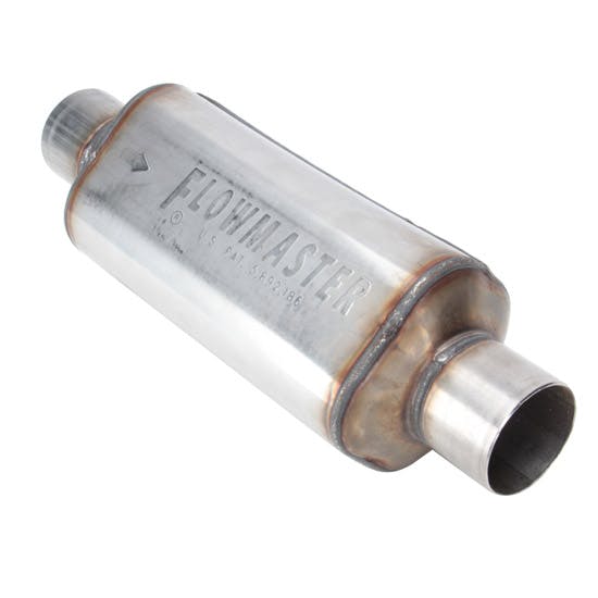 Flowmaster 12512300 Hushpower II 304 Muffler 2.5 Inch ID, 12 Inch Case