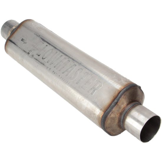 Flowmaster 12518300 Hushpower II 304 Muffler 2.5 Inch ID, 18 Inch Case