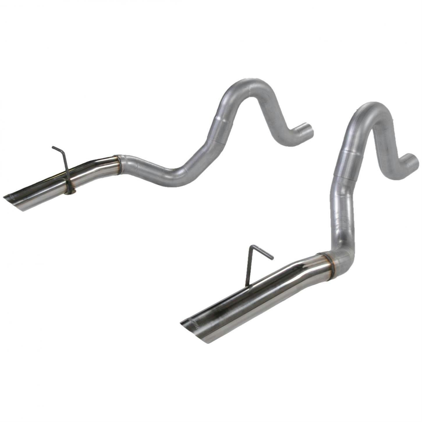 Flowmaster 15820 Tailpipes, 3in Pair 87-93 Mustang
