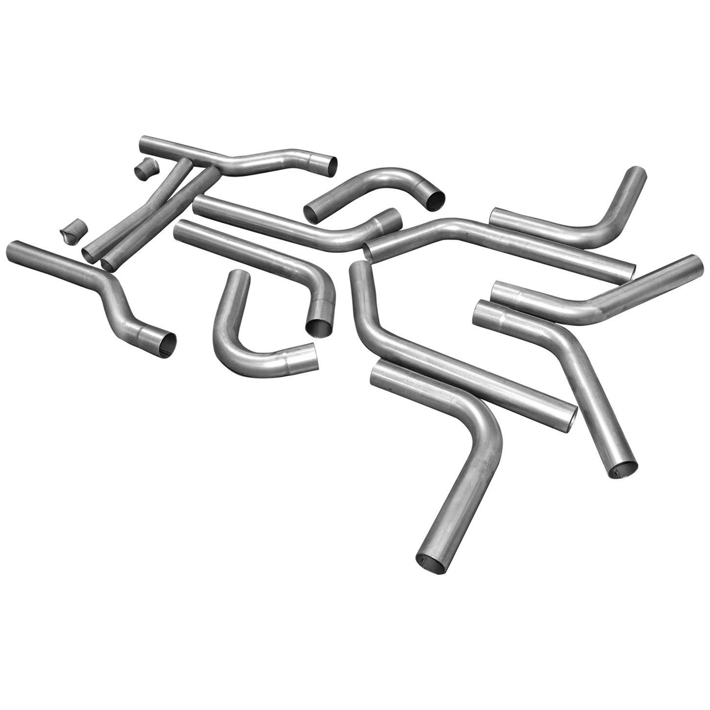 Flowmaster 15935 U-Fit Dual Exhaust Kit, Universal, 2-1/4 Inch