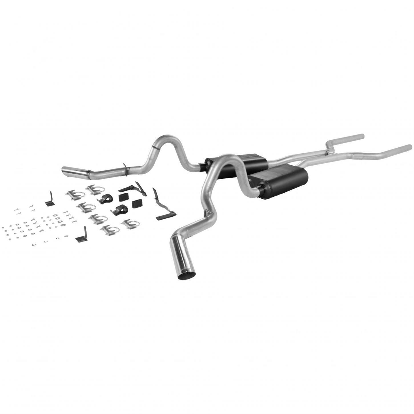 Flowmaster 17120 American Thunder Crossmember-Back Exhaust SBC