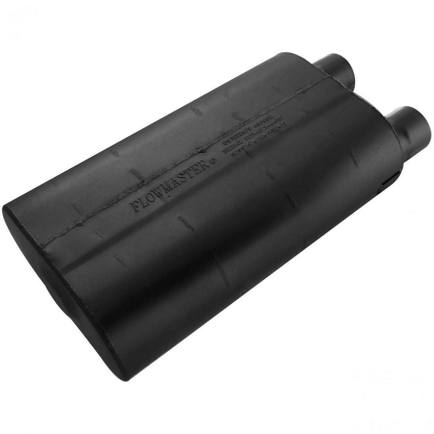 Flowmaster 52580 80 Series Crossflow Muffler, 2.50 In/Out