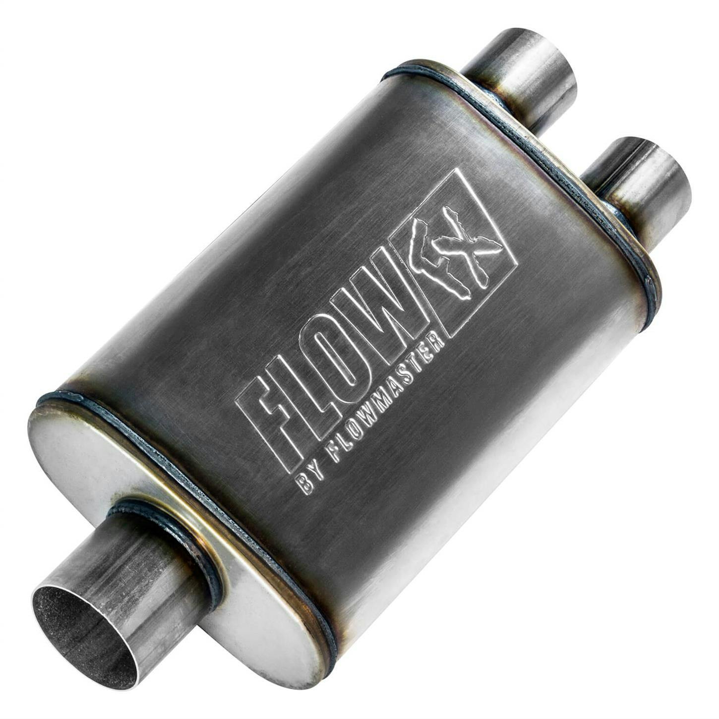 Flowmaster 72198 FlowFX Muffler 3.00 Center In, 2.50 Dual Out