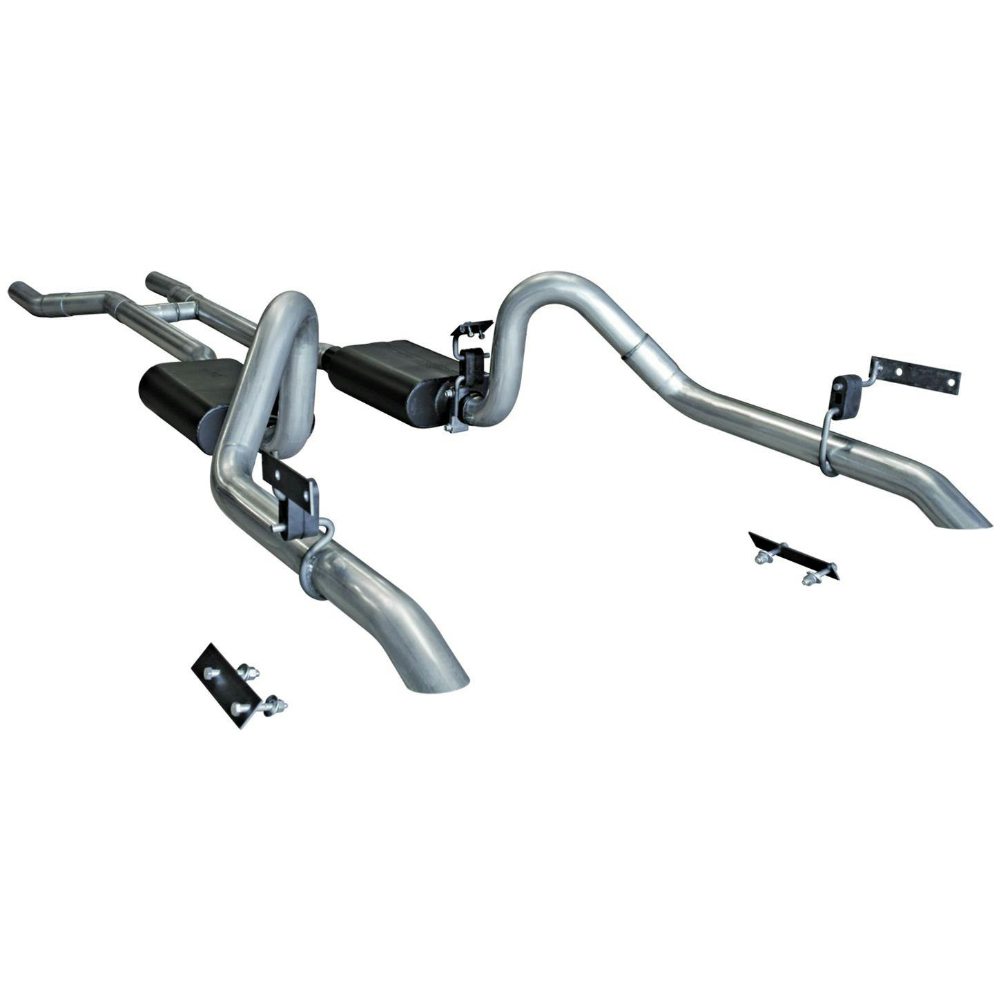 Flowmaster 817282 American Thunder Exhaust Kit, 1967-70 Mustang