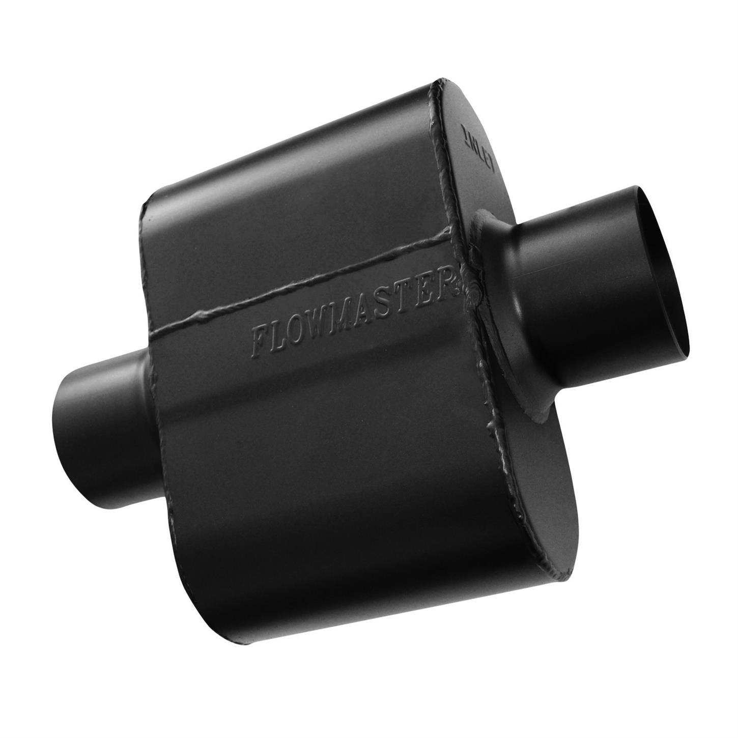 Flowmaster 842515 Super 10 Series Muffler, 2.50 In/Out