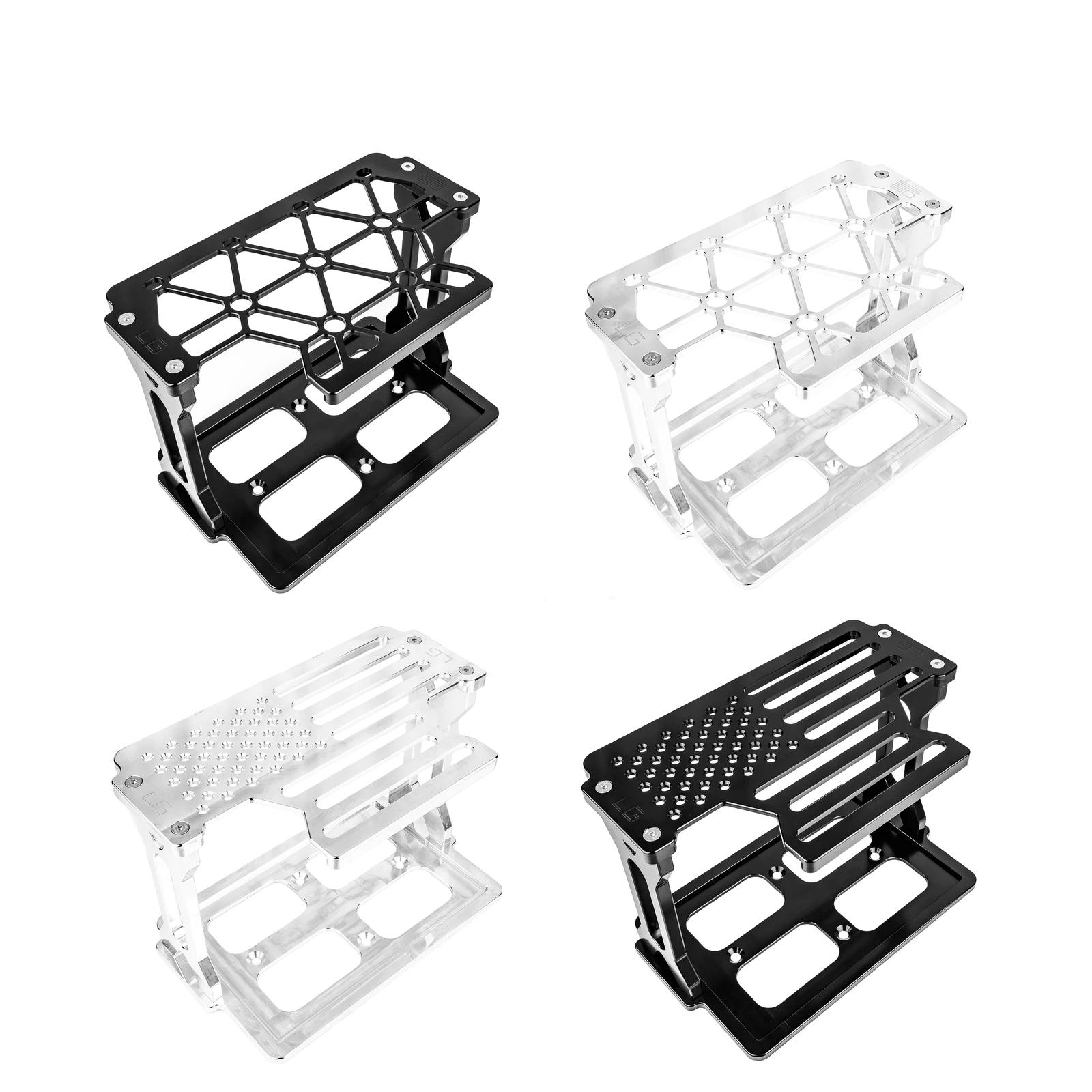 LG Billet USA Battery Mount, Interstate MT-24F, Black/Machined