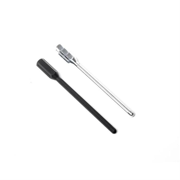 LG Billet USA Universal Billet Shorty Antenna, M6x1.0, Black/Raw