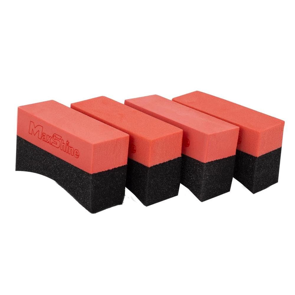 Maxshine 9011003 Tire Dressing Foam Applicator, 4 Pack