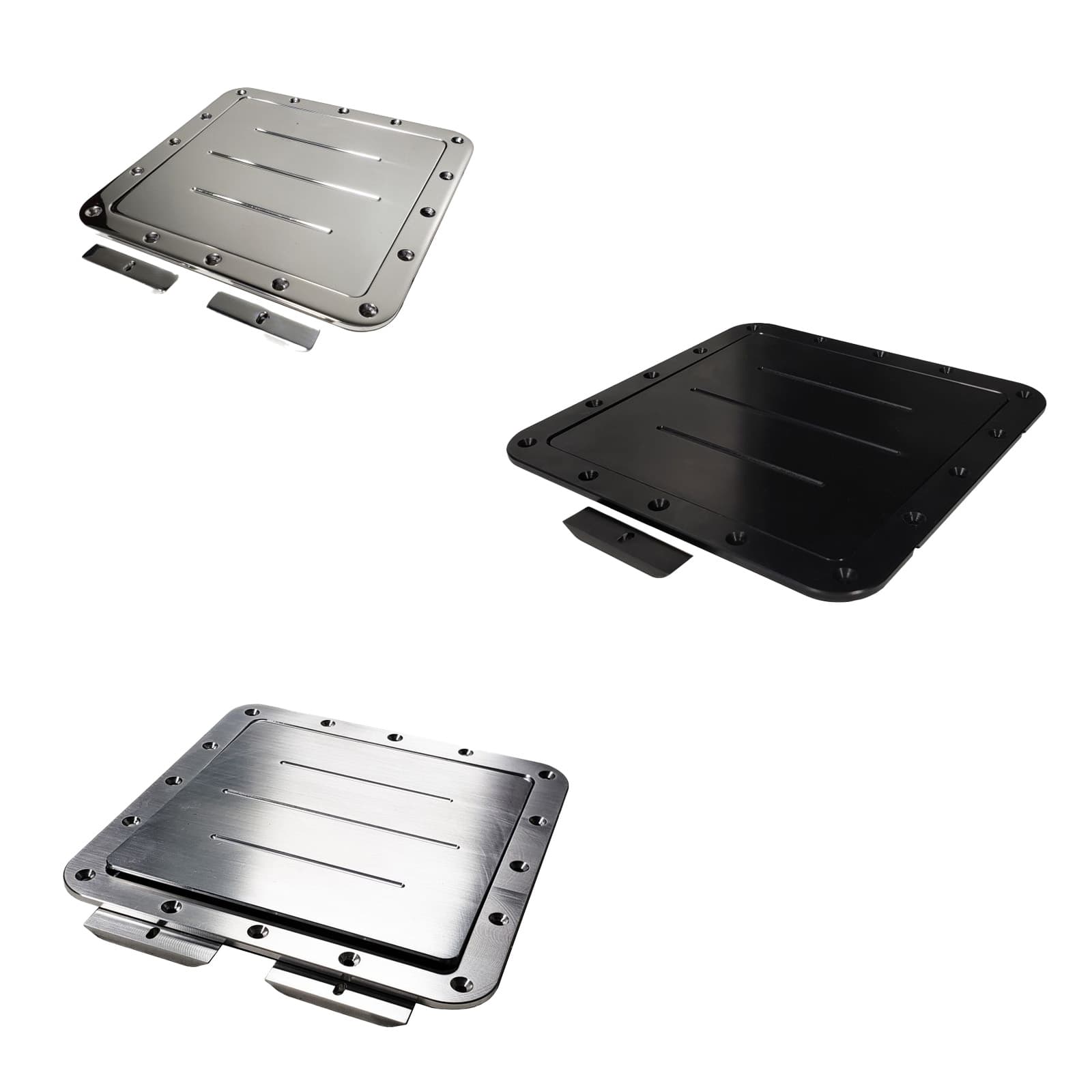 All American Billet Universal Bed Floor Billet Gas Door
