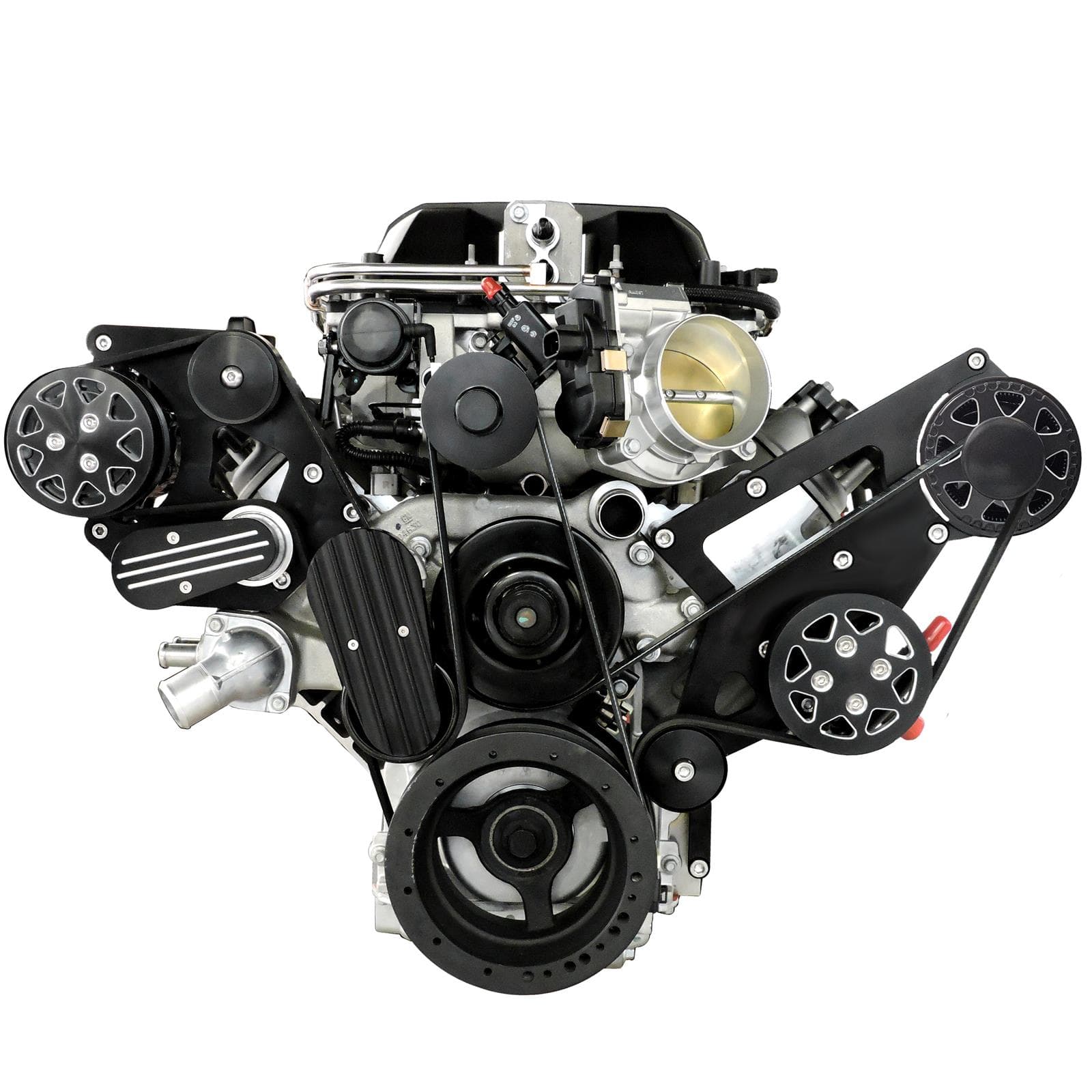 All American Billet FDS-LSA-201 Silverline Serpentine Kit, LSA