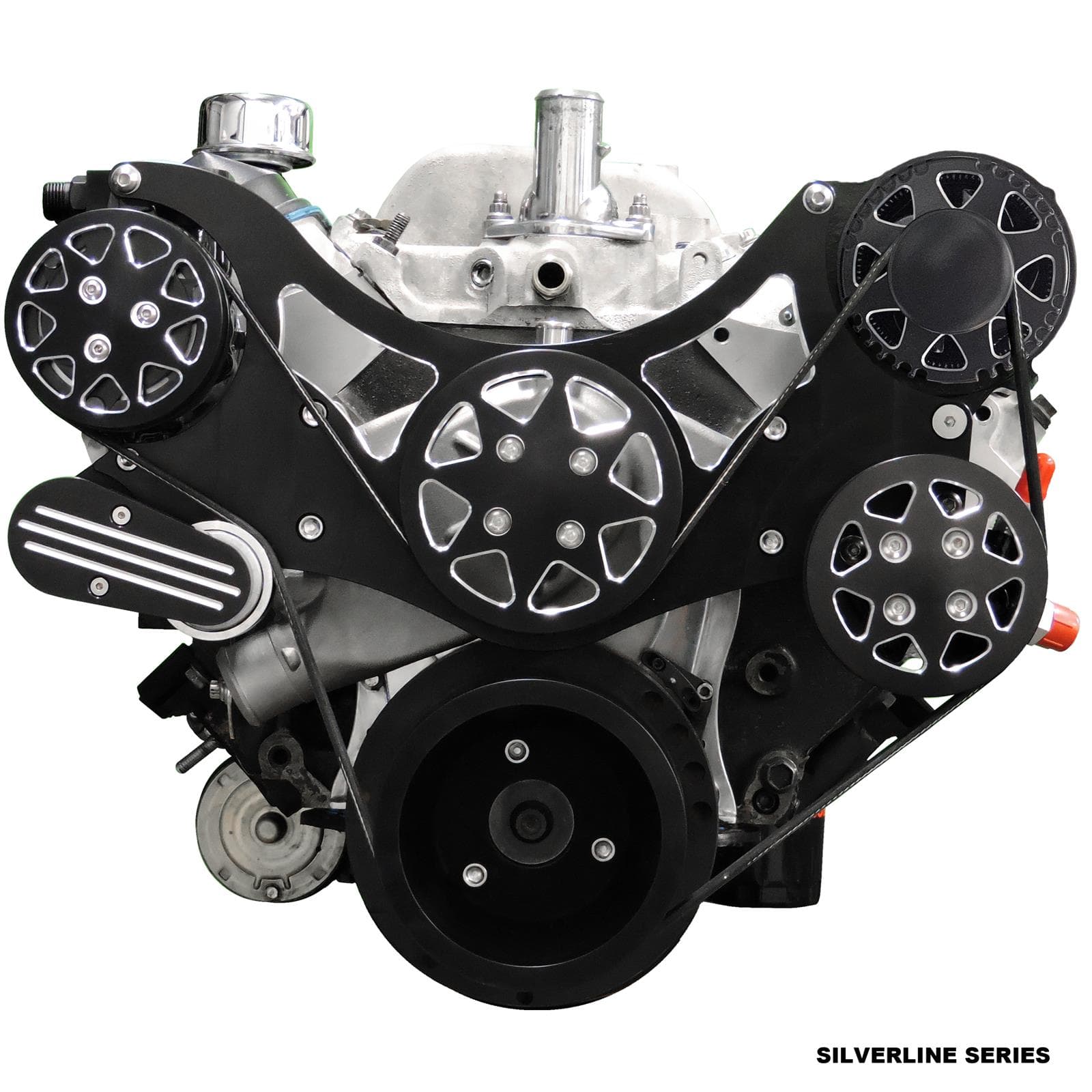 All American Billet FDS-BBC-251-CP-FF Serpentine Kit BB Chevy CPF