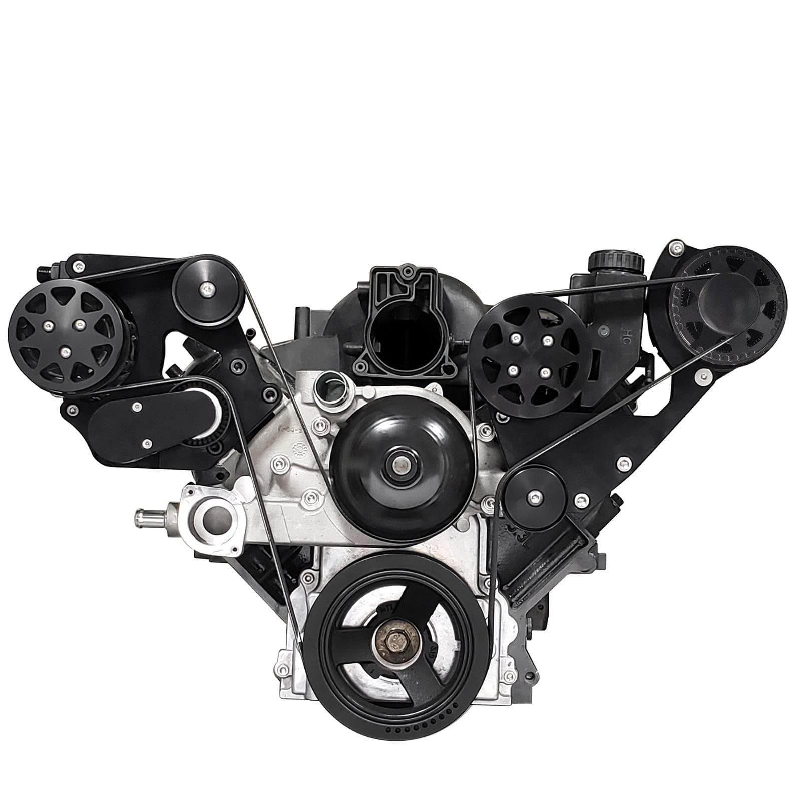 All American Billet FDS-LSBT-751 Serpentine Kit, LS Truck, OP