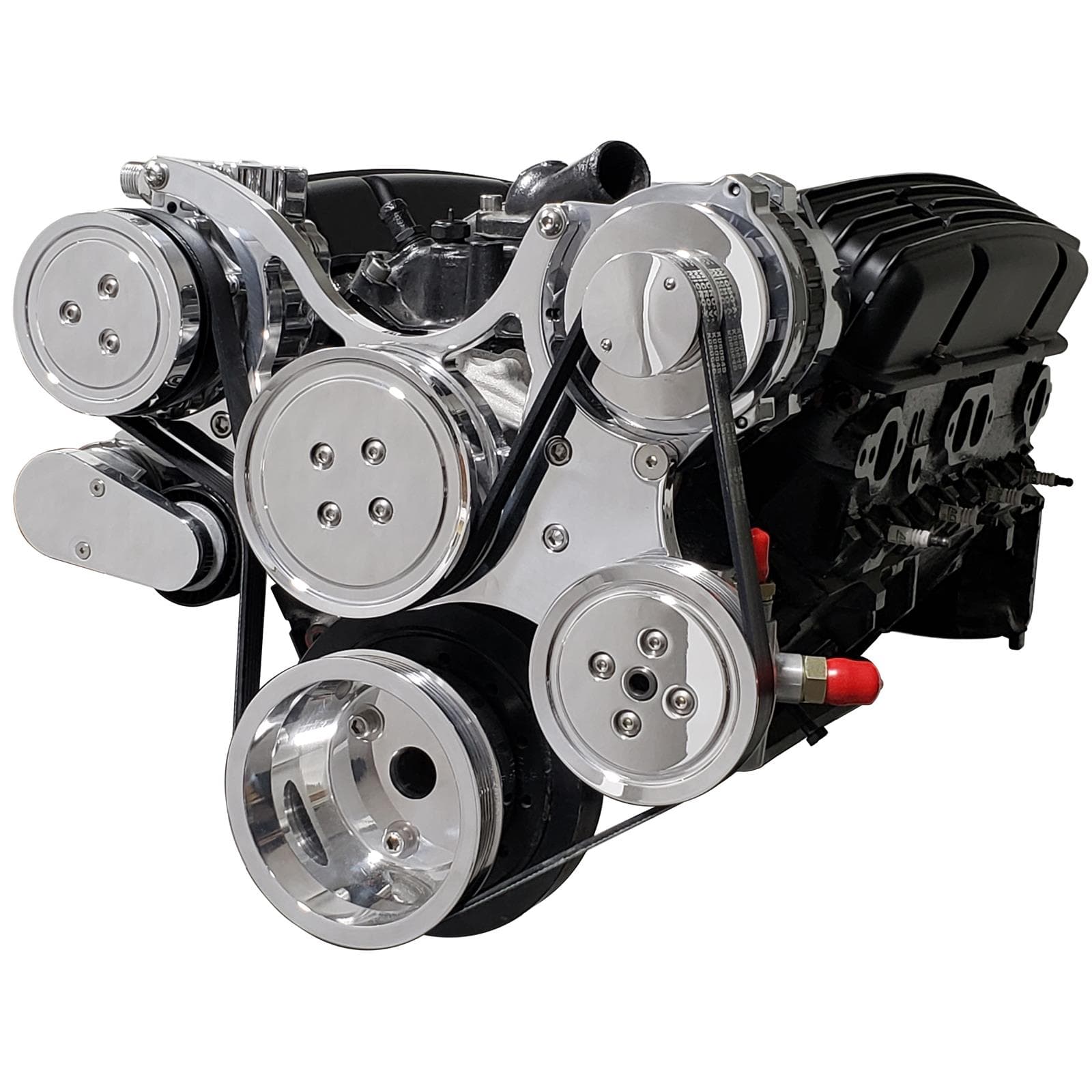 All American Billet FDS-LS-153-CP Chevy LS Serpentine System